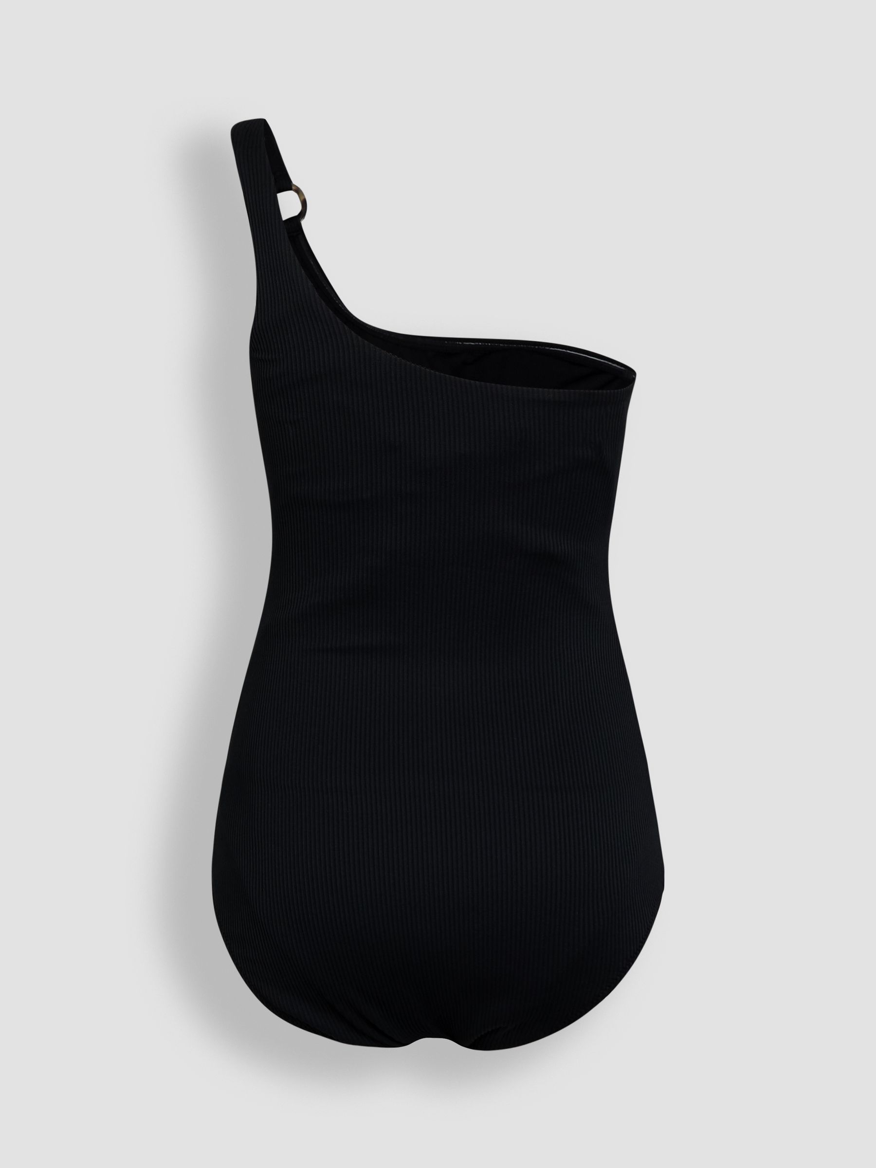 Black One Shoulder Maternity Swimsuit - Image 4 of 4