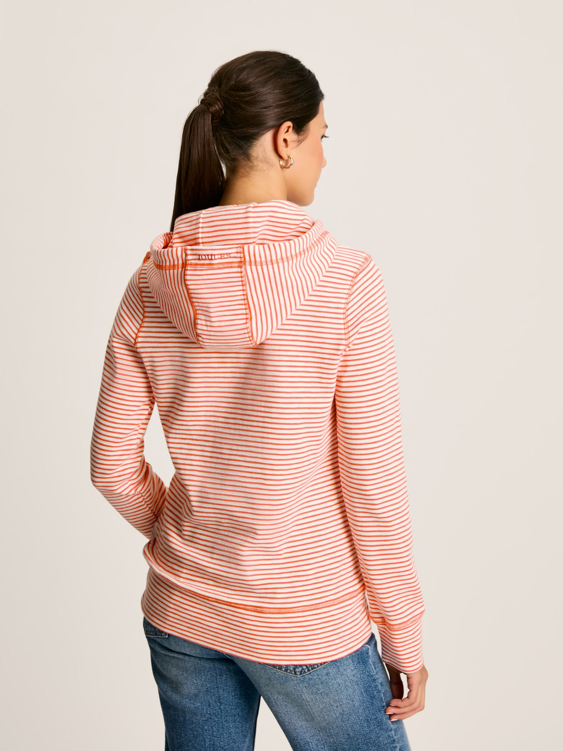Marlston Red Stripe Slim Fit Hoodie - Image 2 of 6