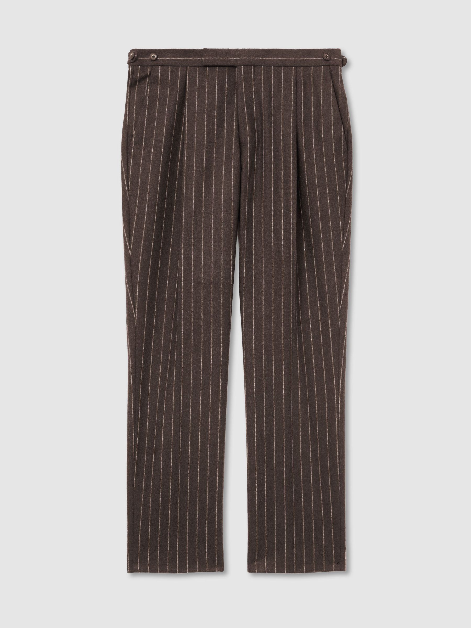 Suit Trousers in Chocolate Brown - Image 2 of 7
