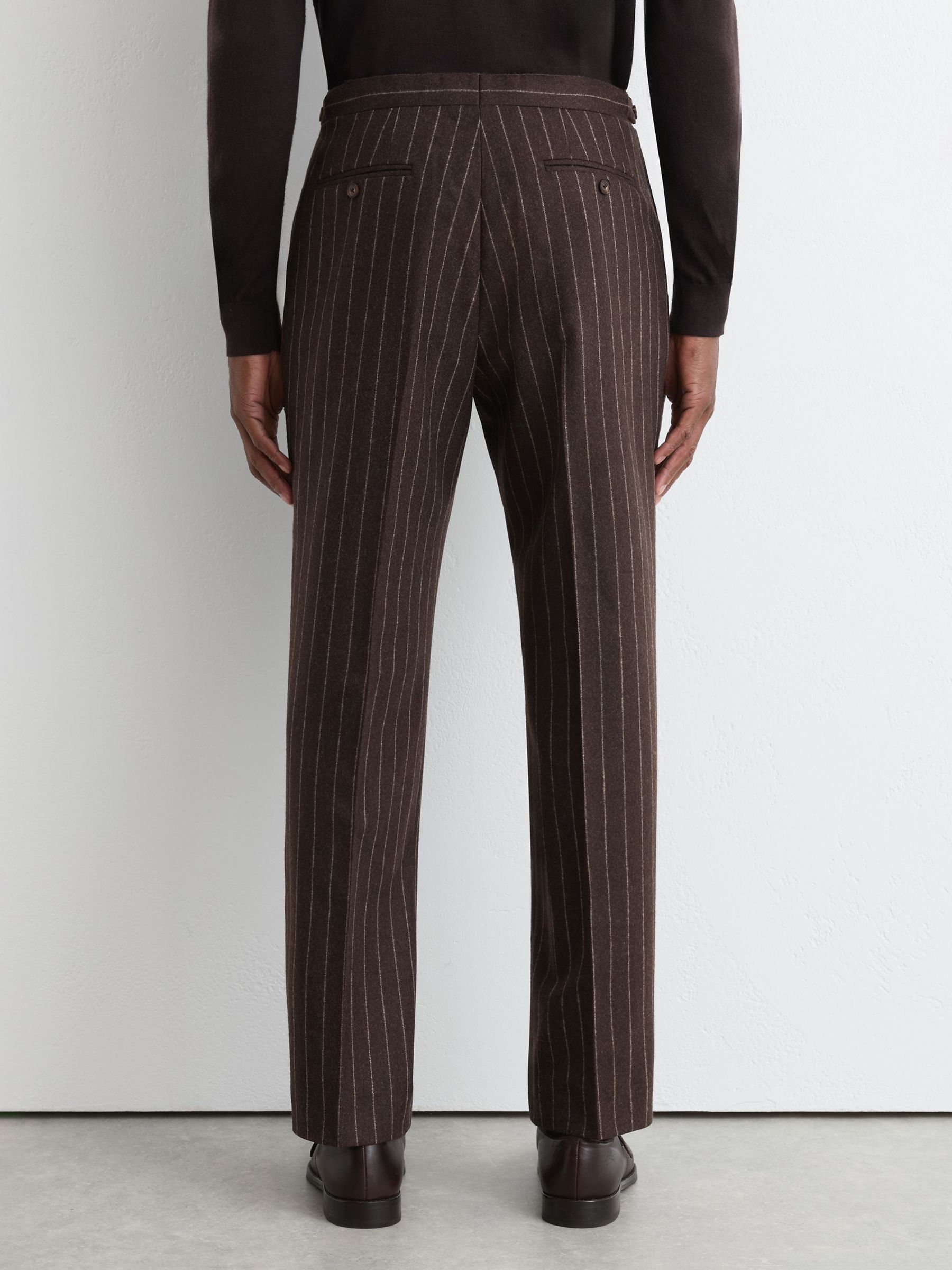 Suit Trousers in Chocolate Brown - Image 5 of 7