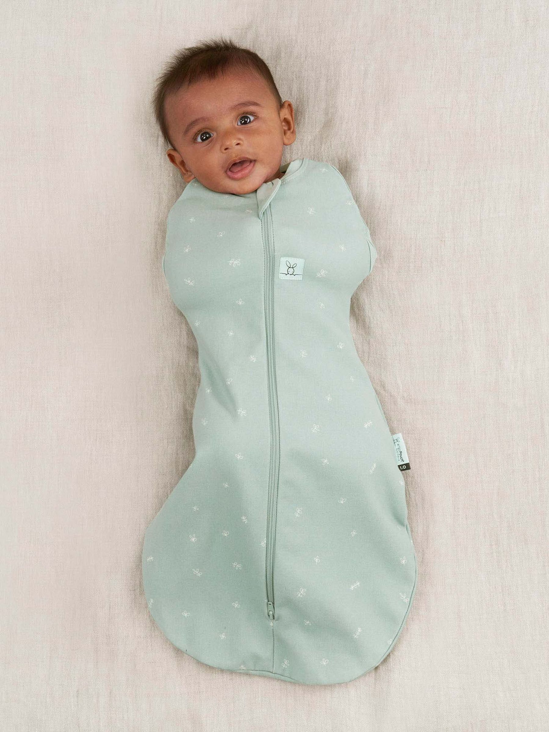 Sage ErgoPouch Organic Cocoon Swaddle Bag 1 Tog - Image 4 of 10