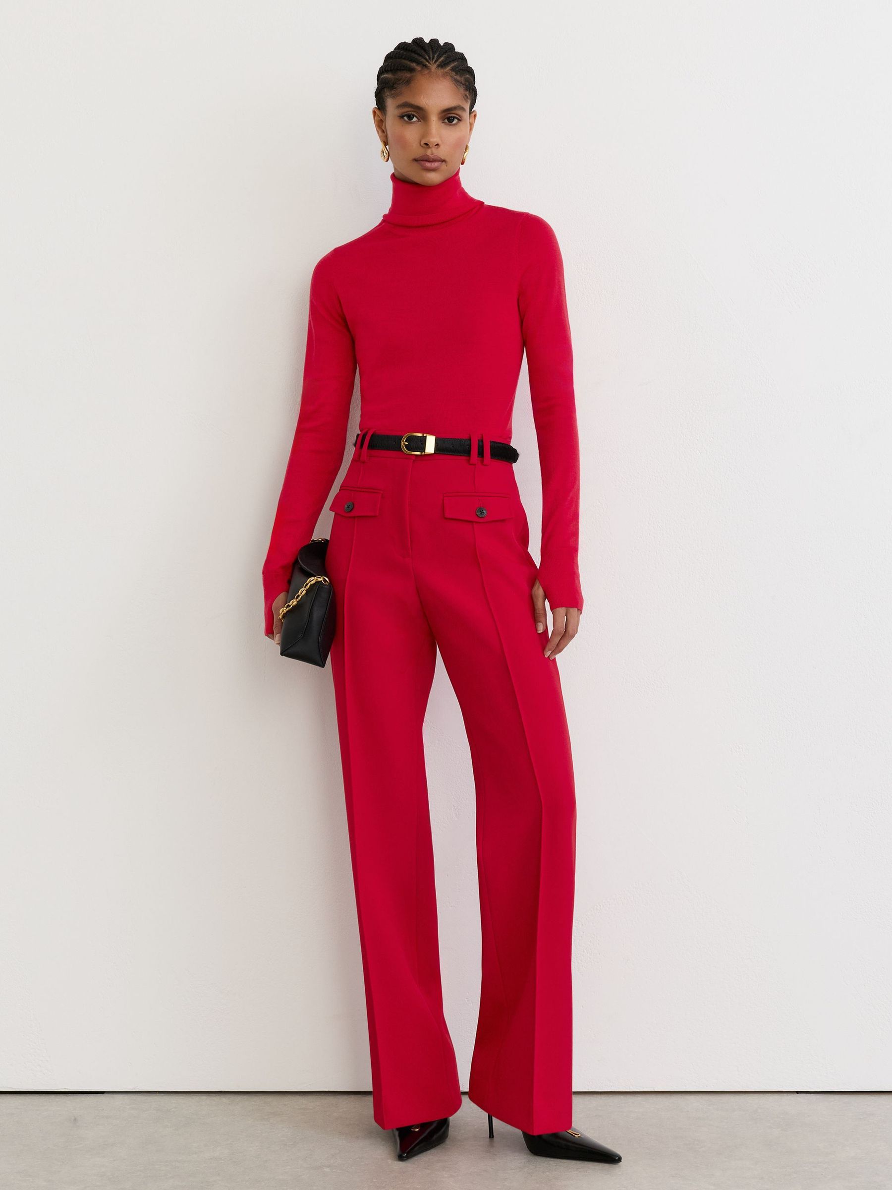 Trousers in Red by Reiss