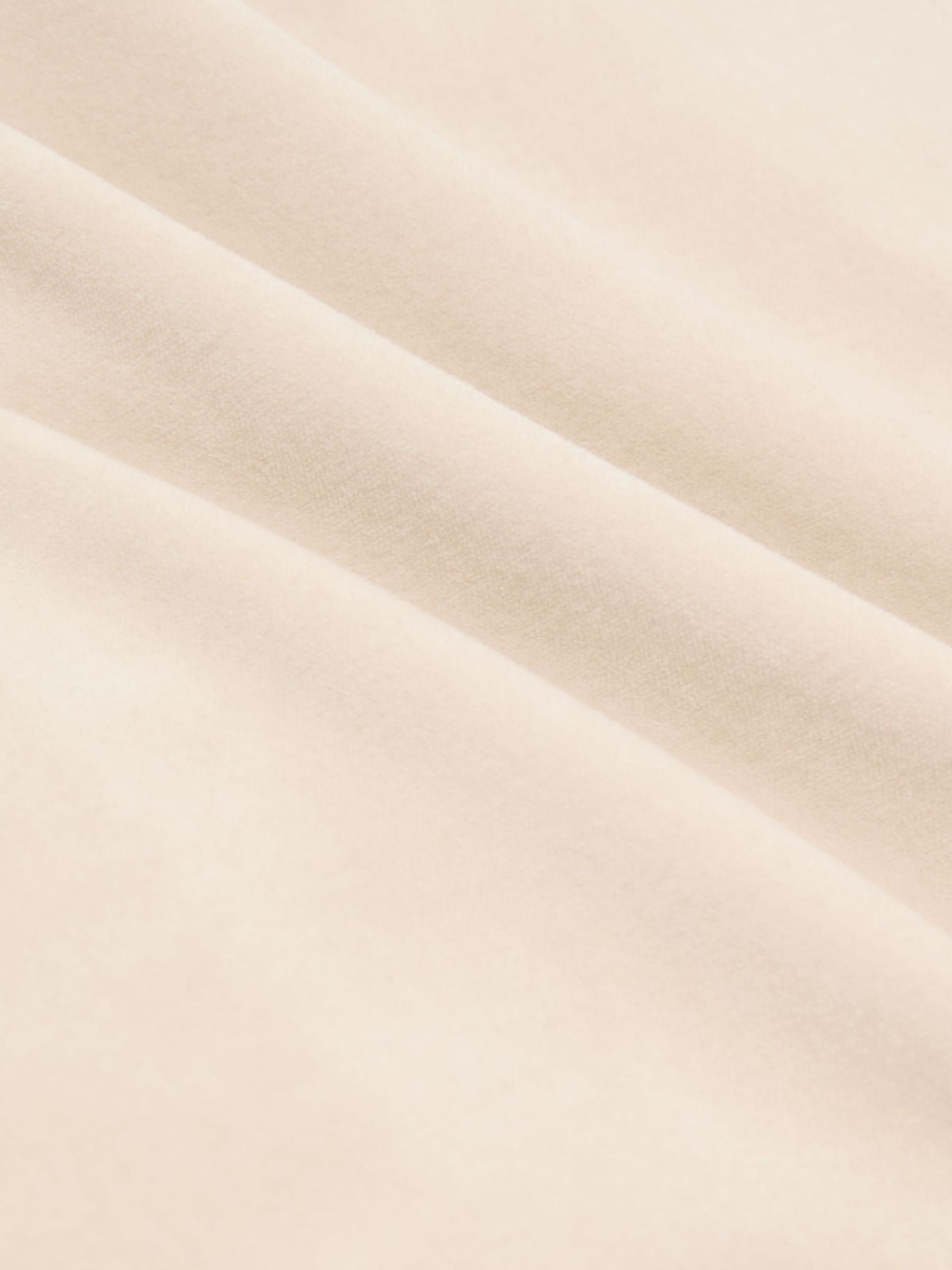 Velvet Single-Breasted Tailored-Fit Blazer in Ivory White - Image 9 of 9