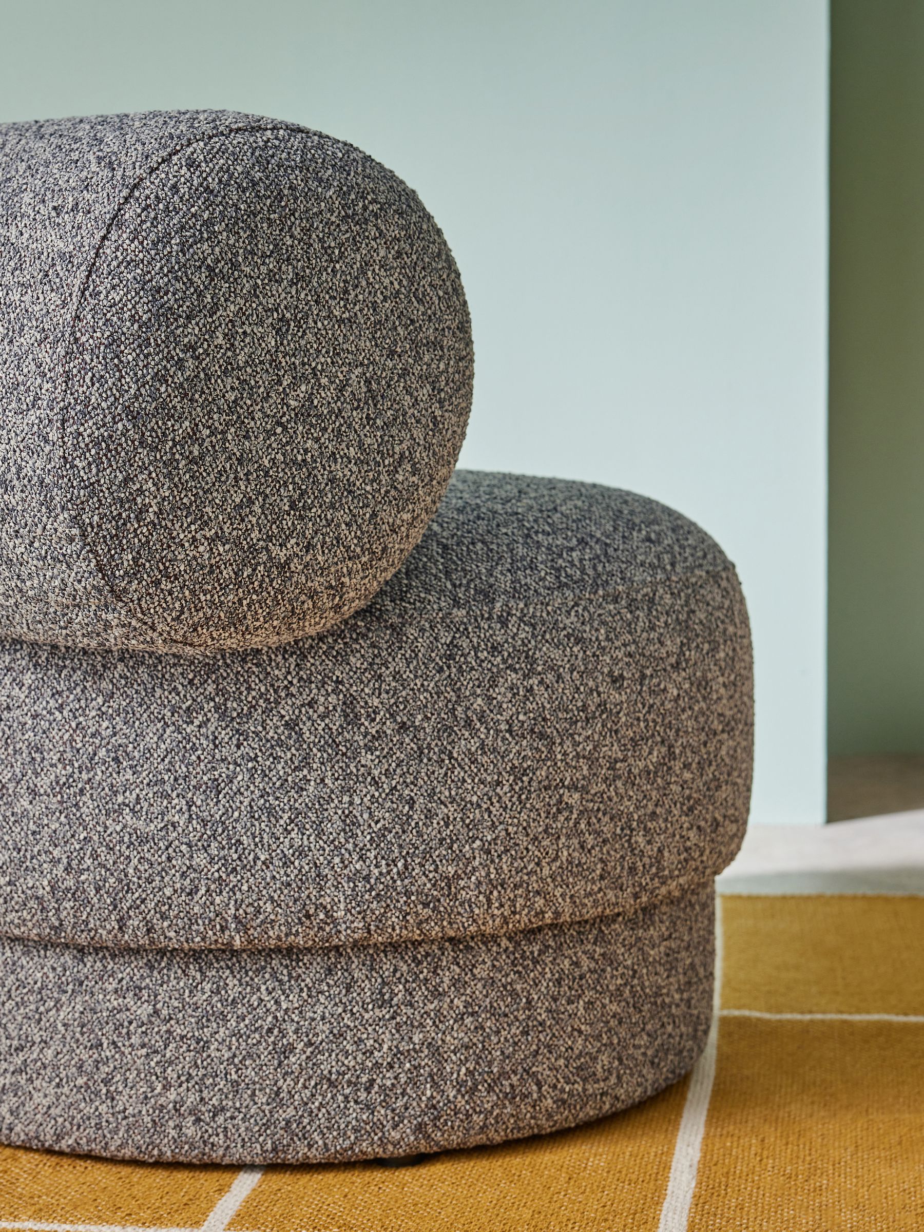 Selah Accent Chair in Grey Marl Pax Boucle - Image 4 of 5