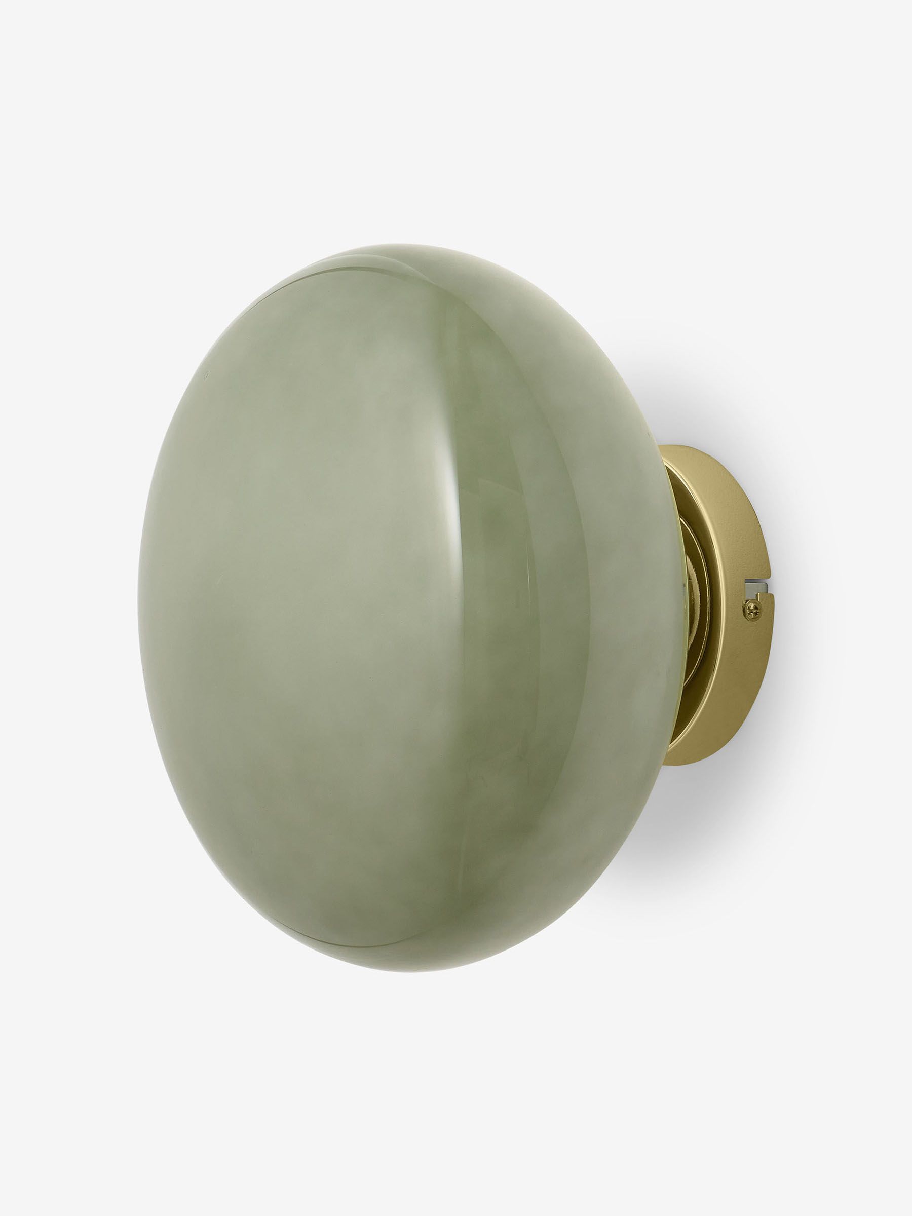 Adrianne Glass Wall Light in Green - Image 1 of 6