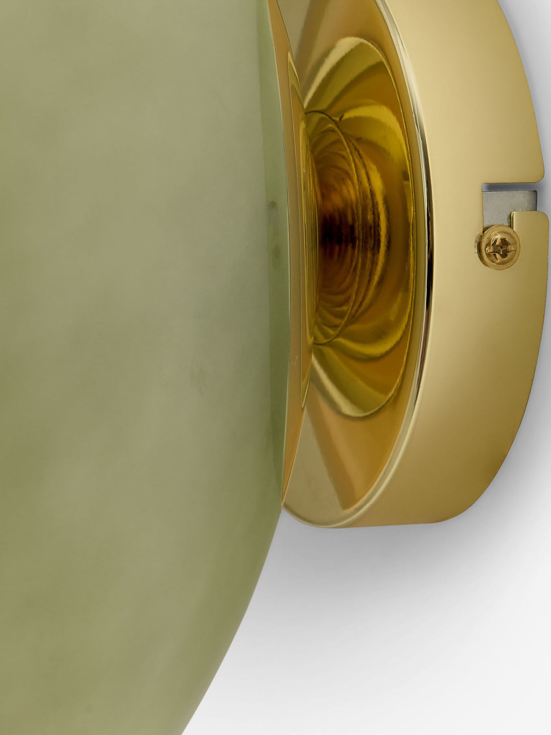 Adrianne Glass Wall Light in Green - Image 5 of 6