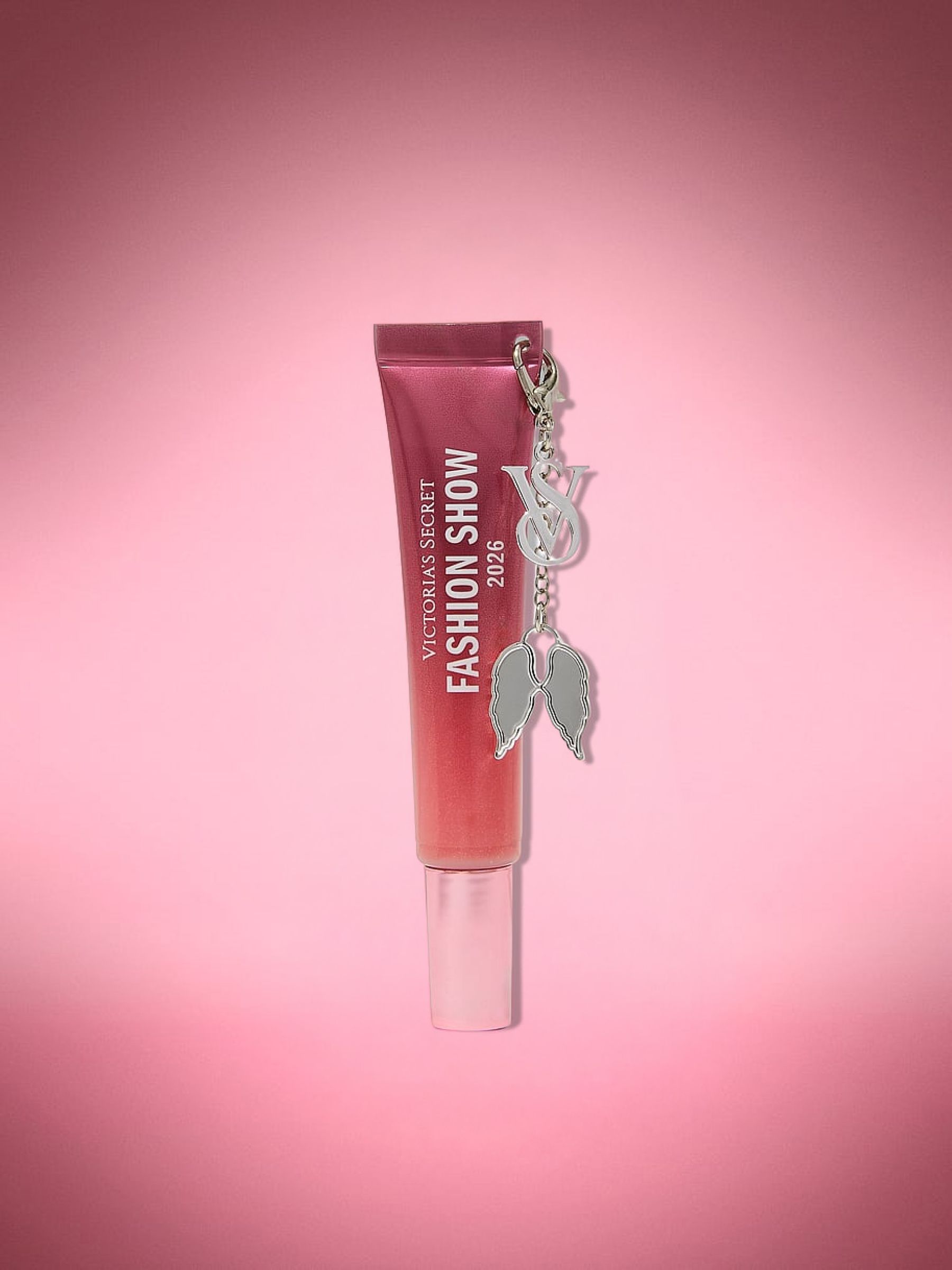 Pink Fashion Show Shimmer Gloss With Charm - Image 1 of 3 Pink Fashion Show Shimmer Gloss With Charm - Image 1 of 3