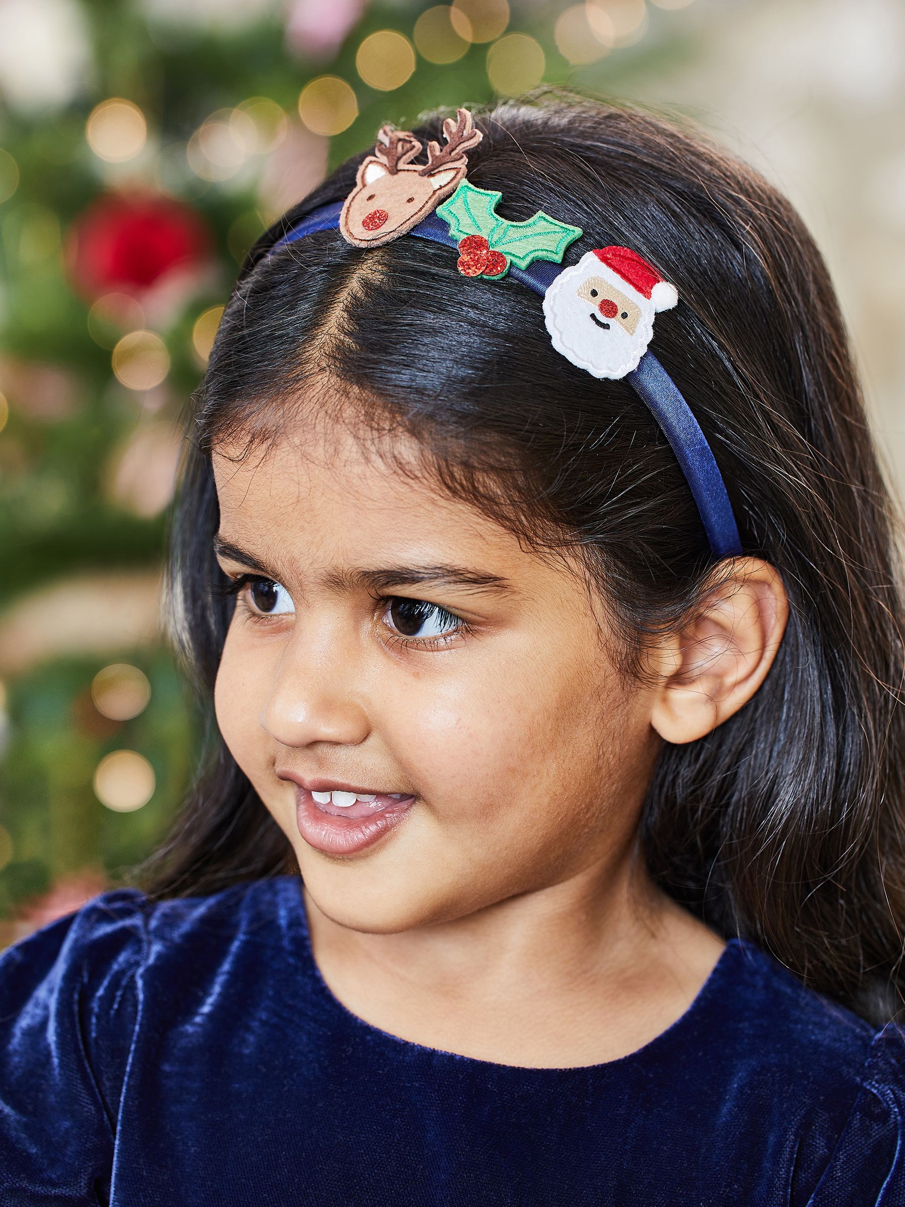 Navy Christmas Headband - Image 1 of 3