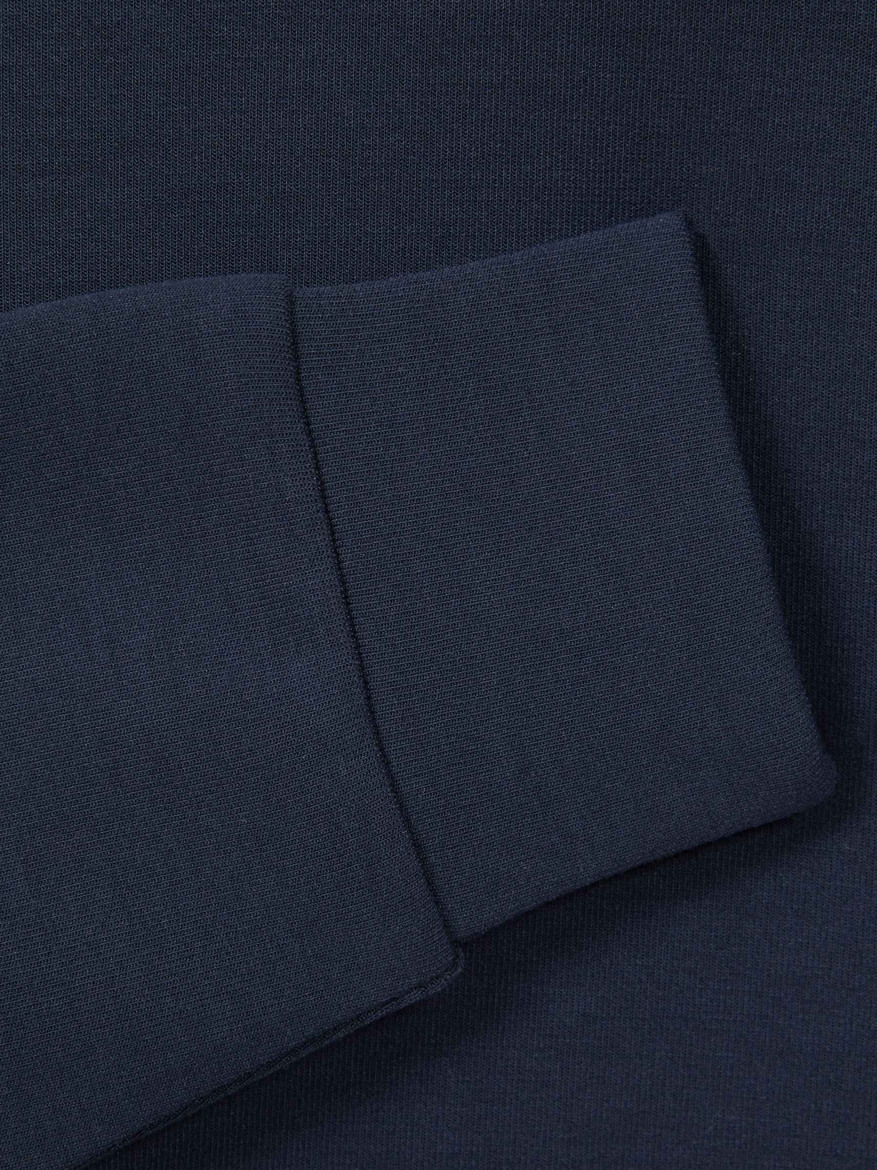 Senior Interlock Jersey Hoodie in Eclipse Blue - Image 5 of 5