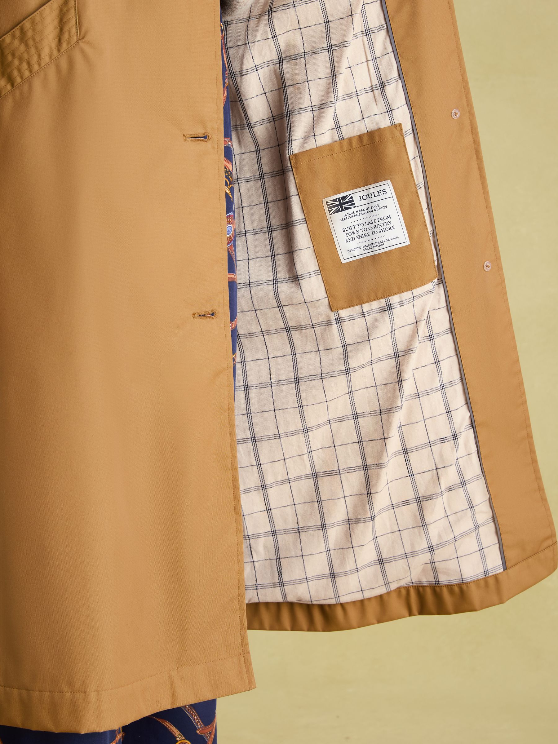 Epwell Brown Waterproof Belted Trench Coat - Image 8 of 10