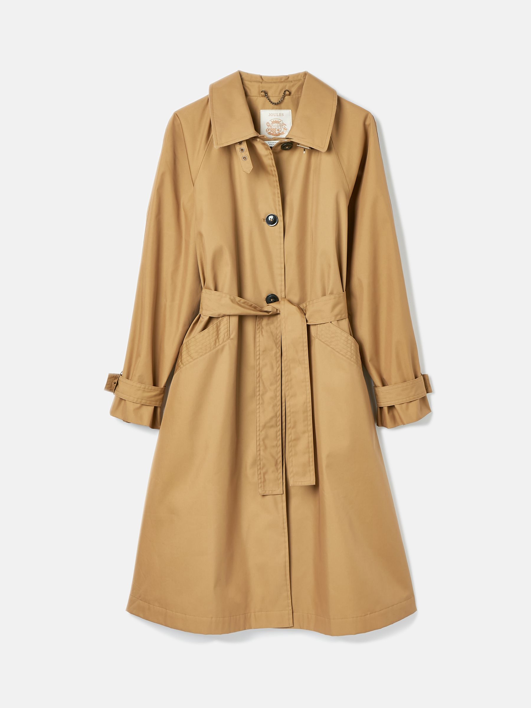 Epwell Brown Waterproof Belted Trench Coat - Image 9 of 10