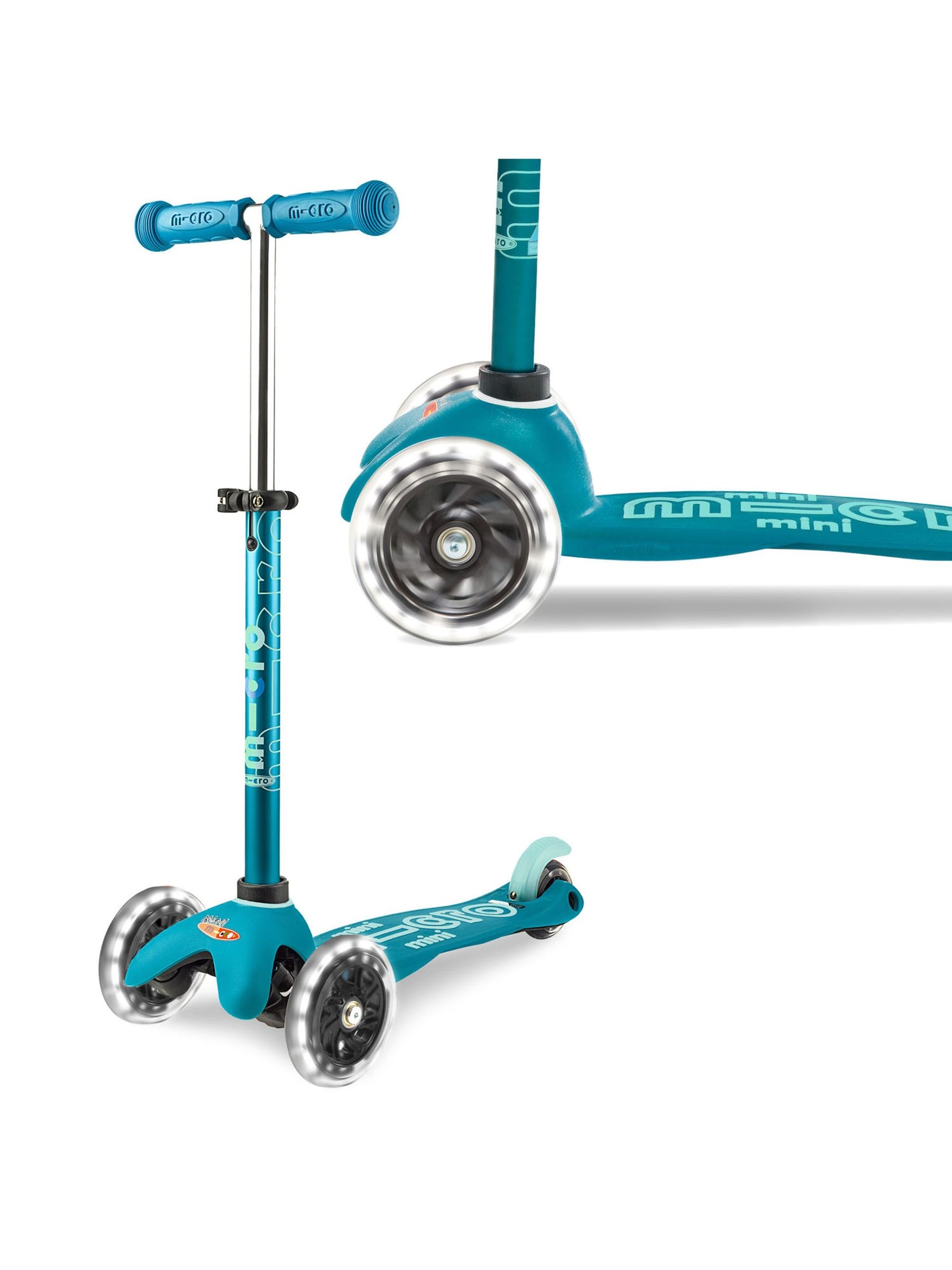 Aqua Mini Micro Deluxe LED Scooter - Image 7 of 9