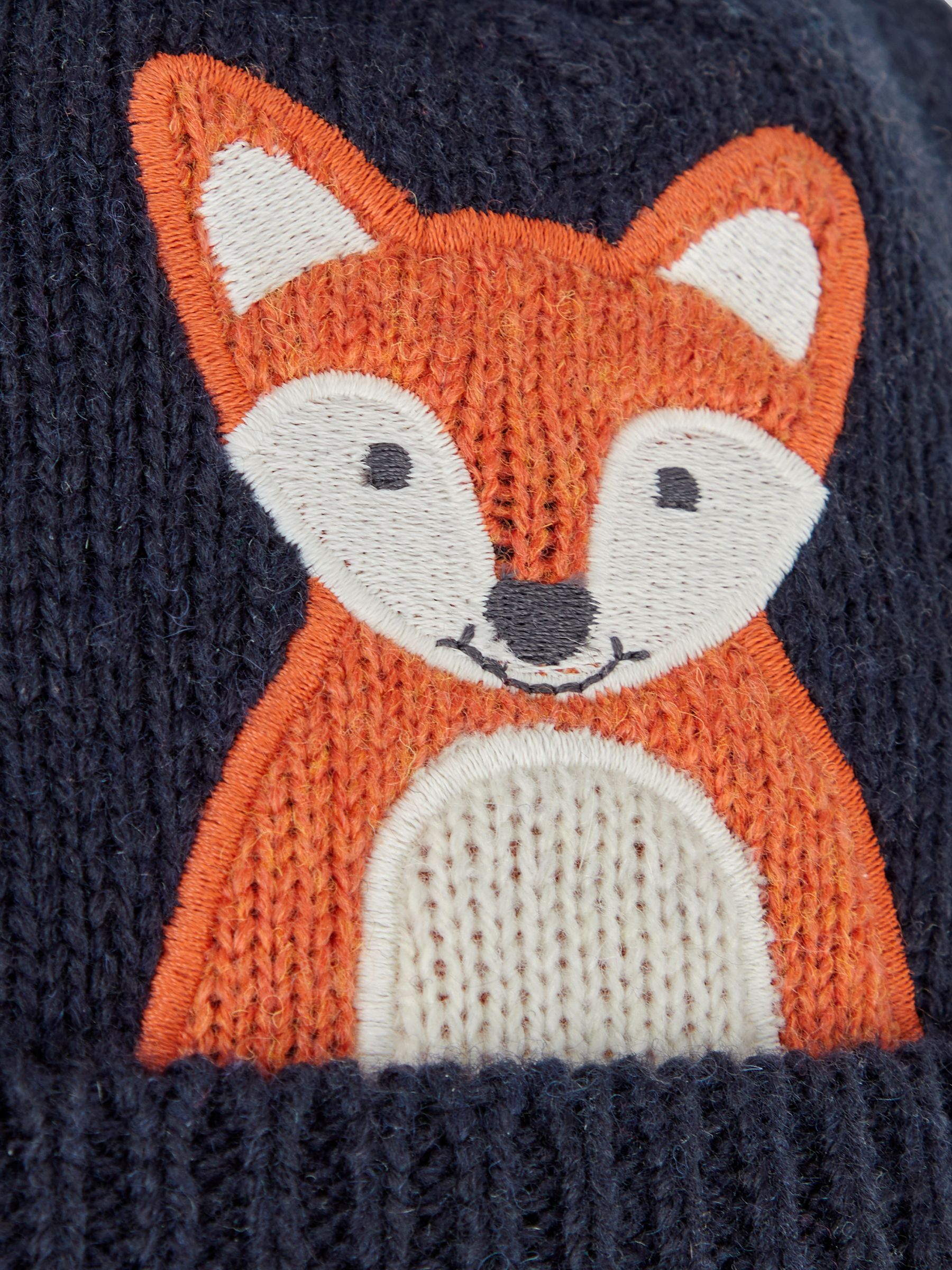 Indigo Blue Appliqué Bobble Hat - Image 3 of 3