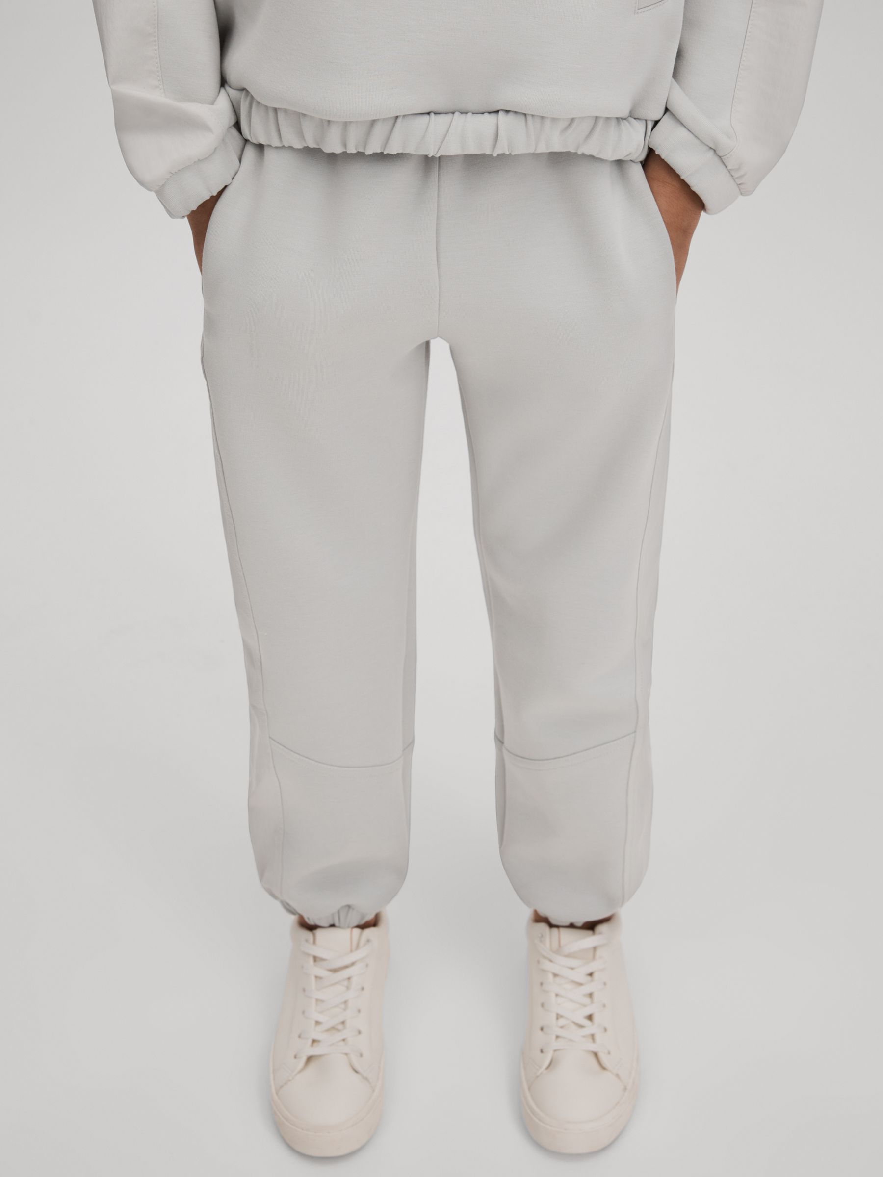 9-13 yrs Hybrid Jersey Jogging Bottoms in Grey - Image 1 of 4