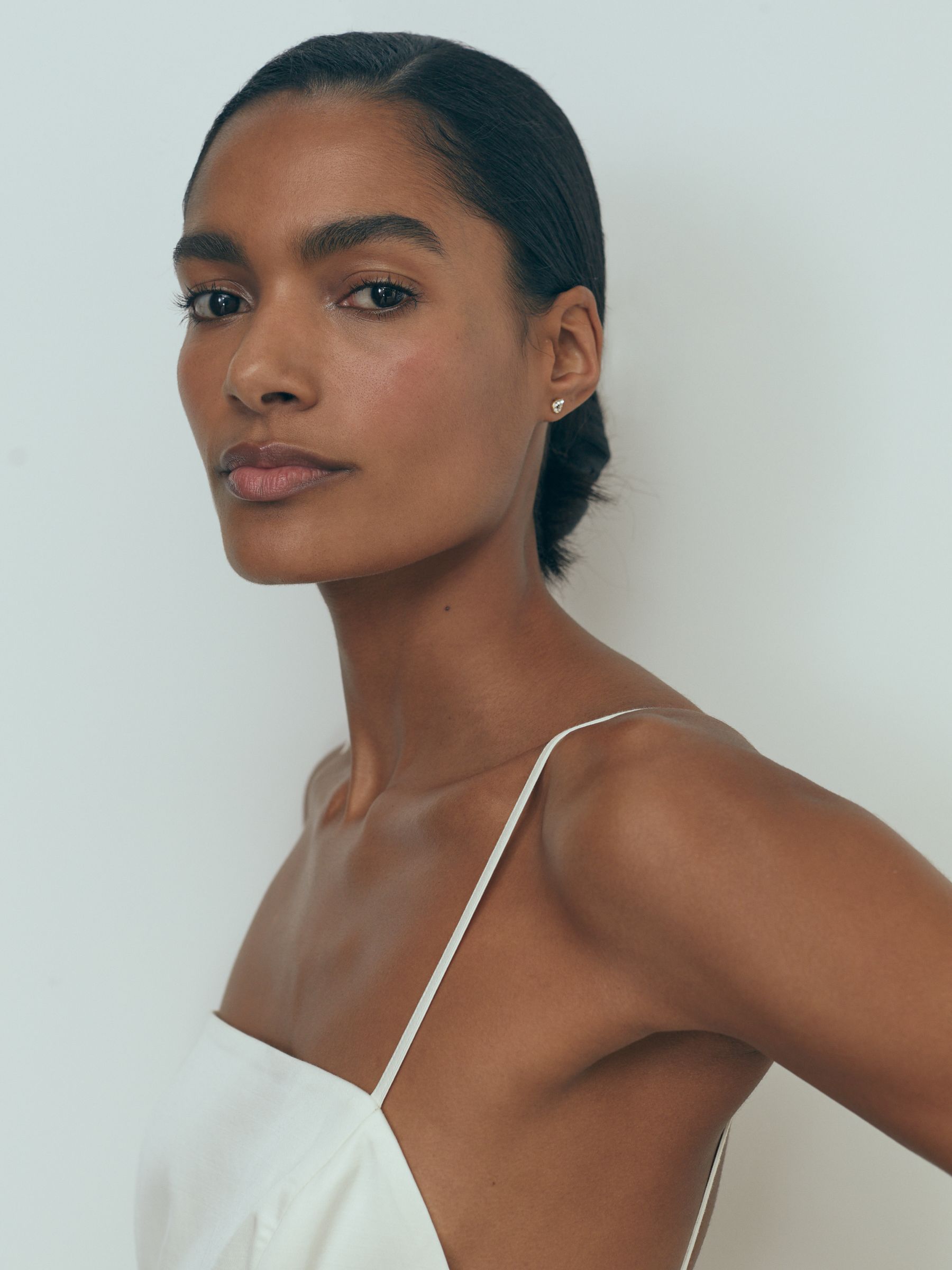 Atelier Open Back Bridal Maxi Dress in Ivory - Image 3 of 9