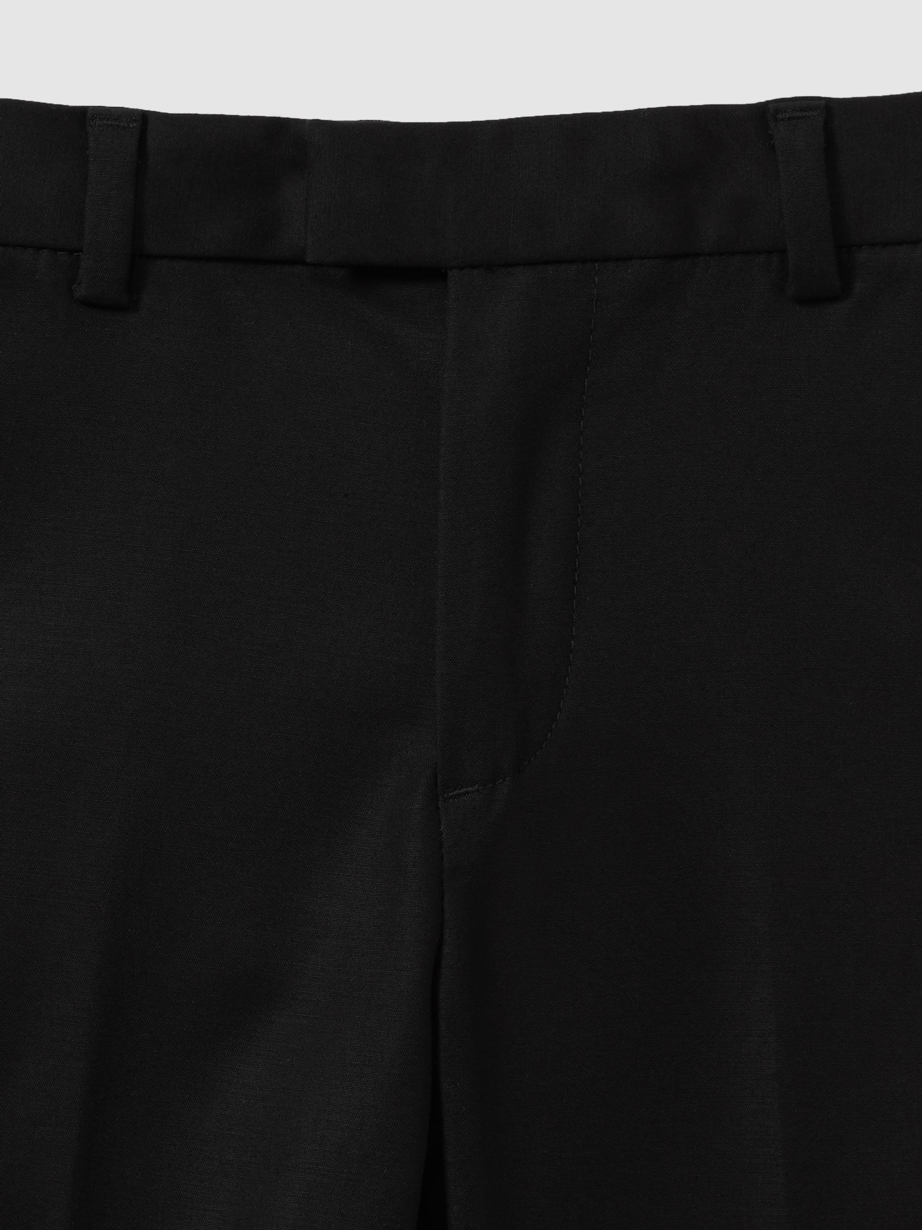 3-9 yrs Slim Fit Tapered Chinos in Black - Image 4 of 4