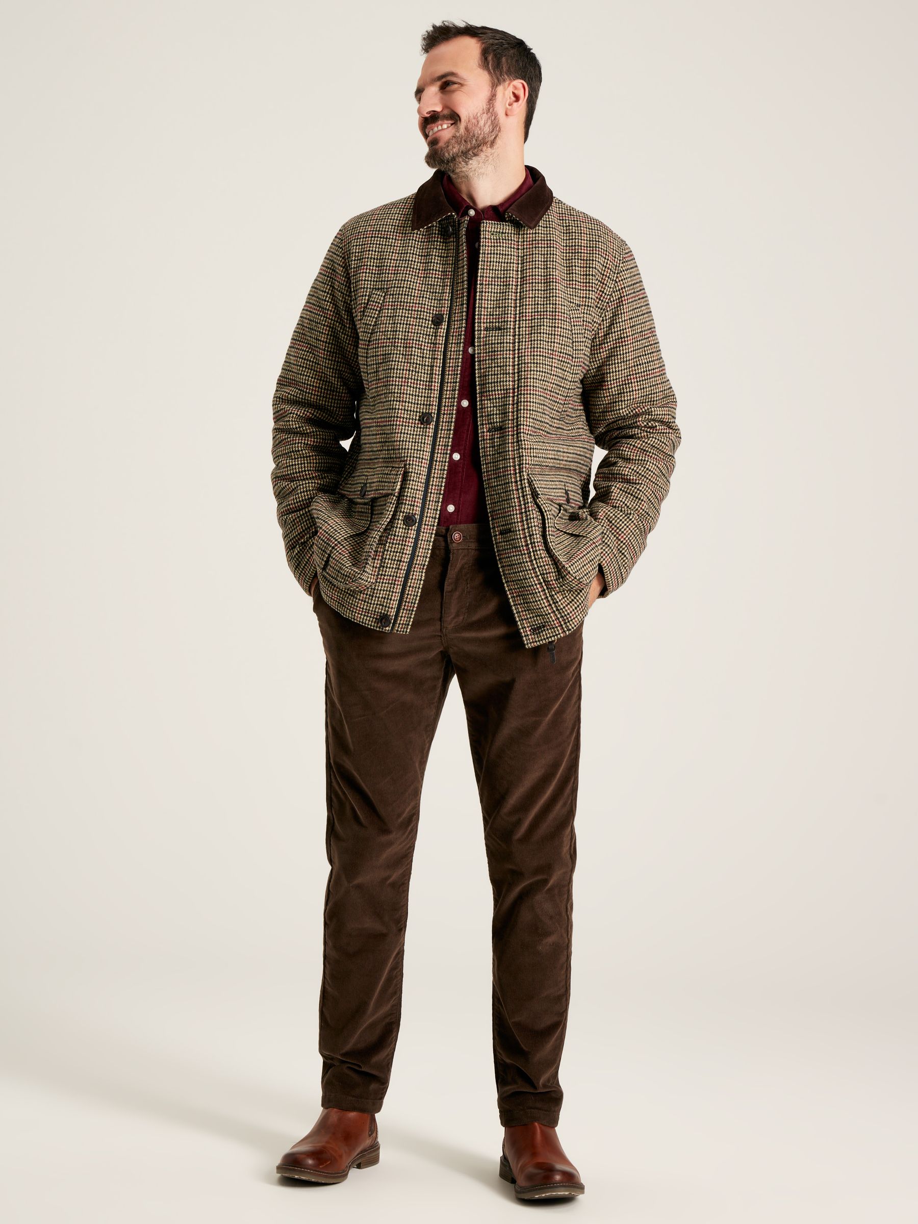 Marriott Brown Tweed Jacket | Joules