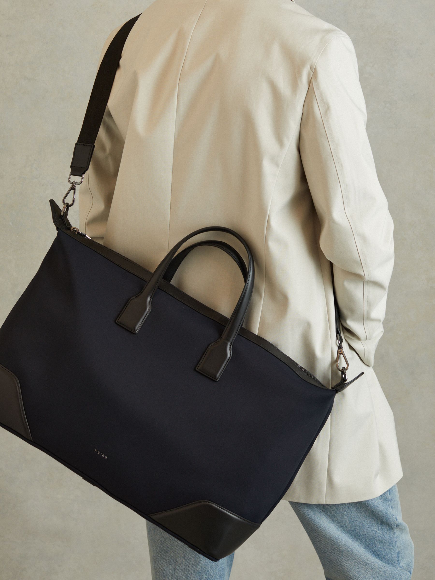 Neoprene Holdall in Dark Navy - Image 6 of 6