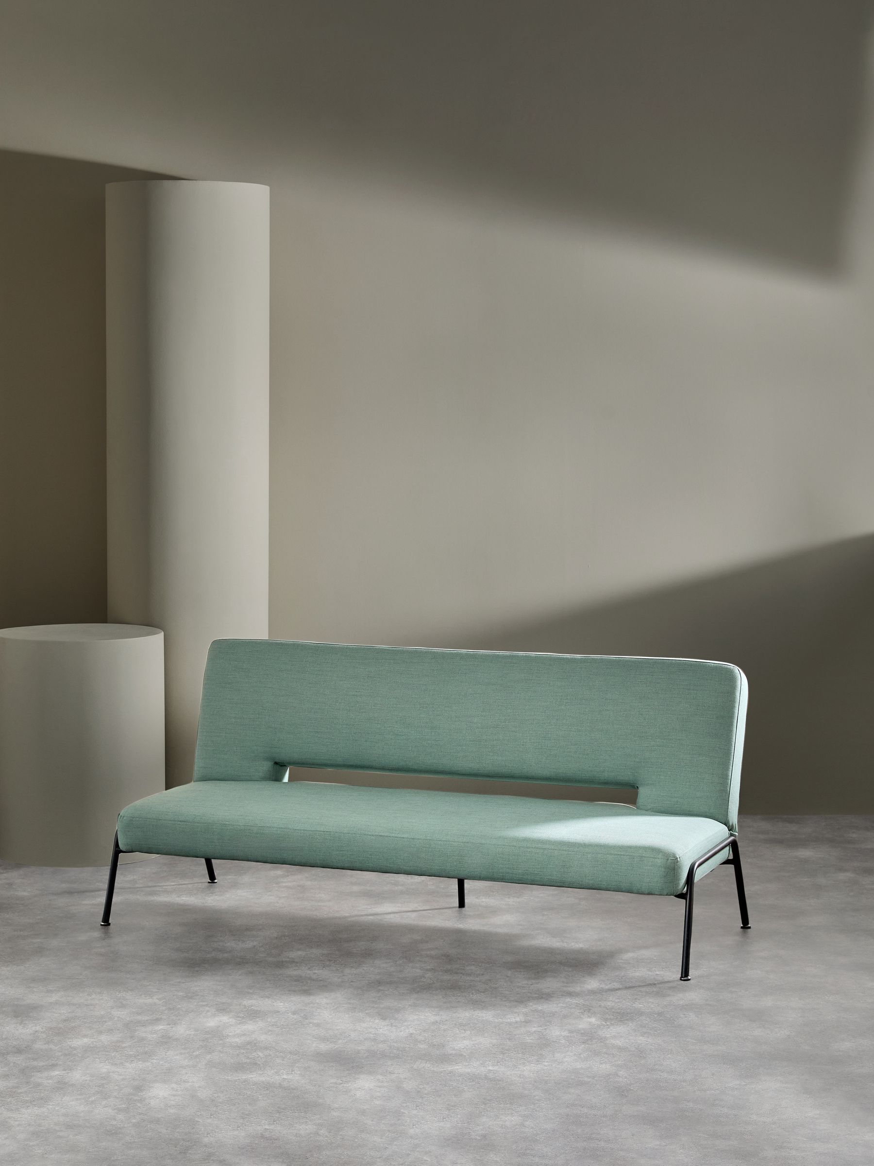 Knox 2 Seater Sofa Bed in Smoked Green - Image 3 of 7