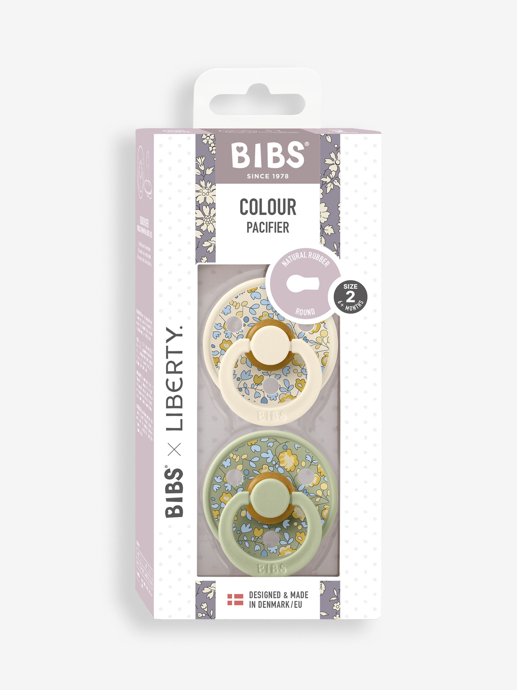 BIBS x Liberty 2 Pack Soothers Size 1 - Image 4 of 4