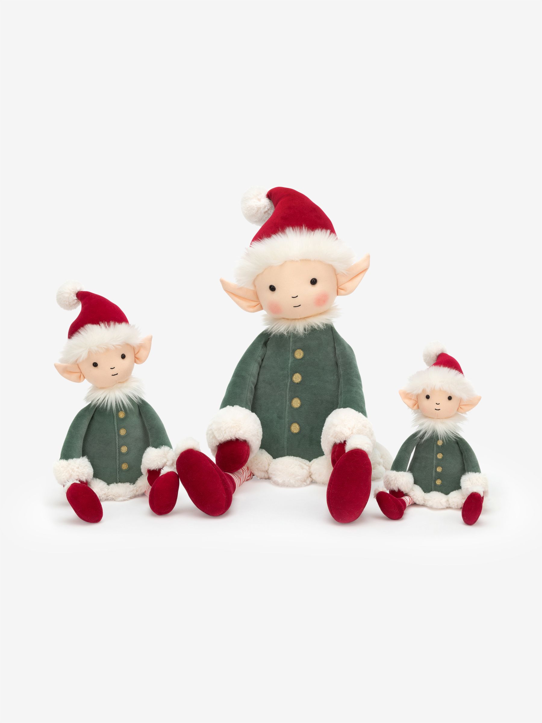 Jellycat Christmas Medium Leffy Elf - Image 6 of 6