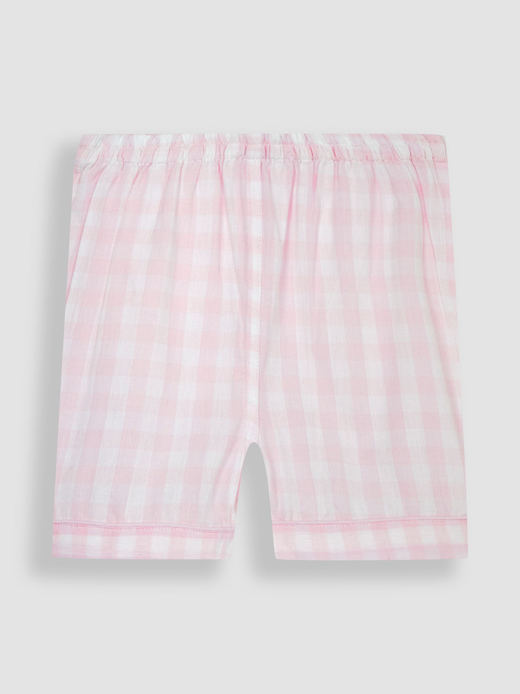 Pink Personalised Gingham Pyjamas - Image 4 of 5