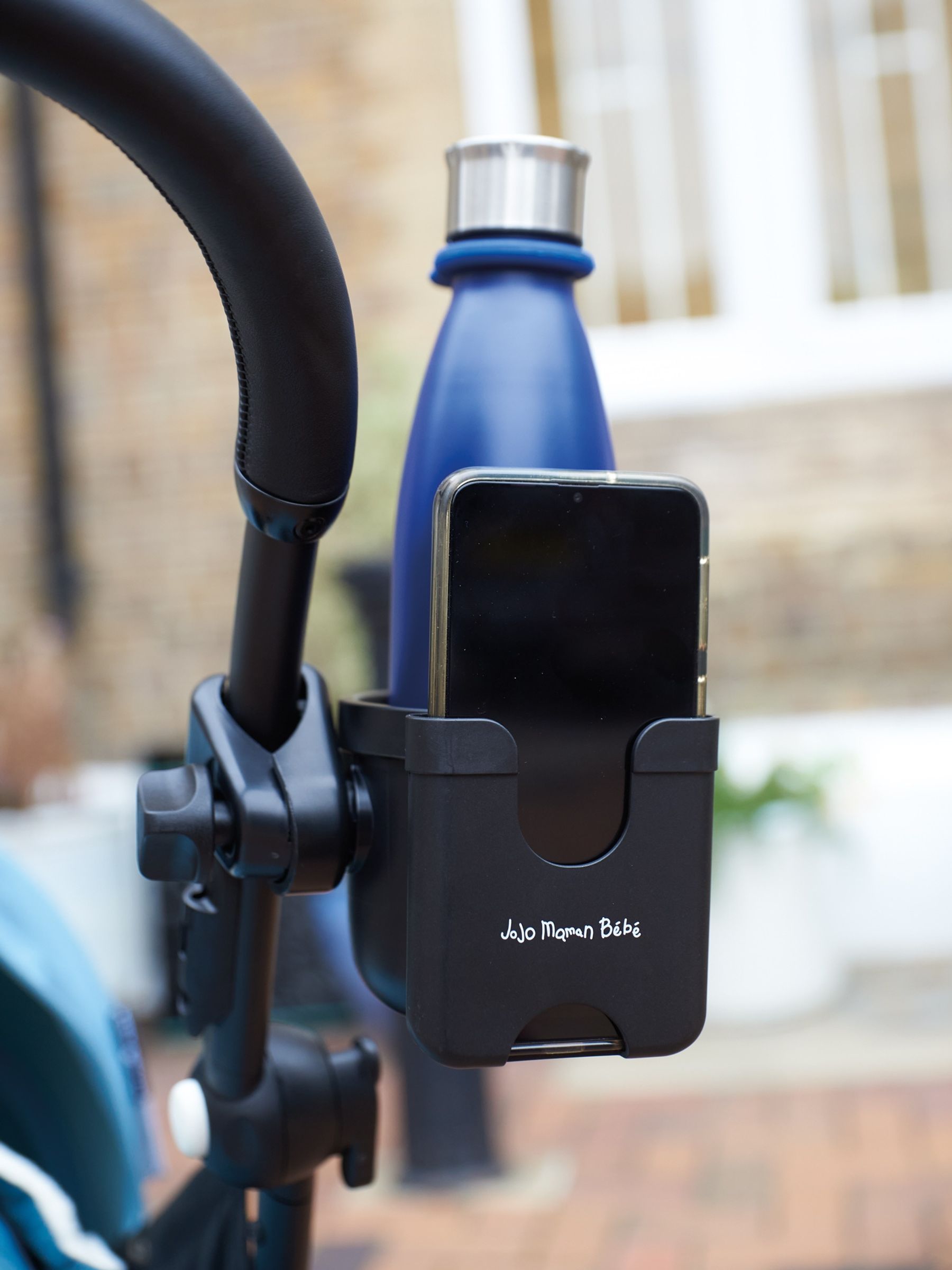 Black Cup Holder with Phone Mount - Image 3 of 3