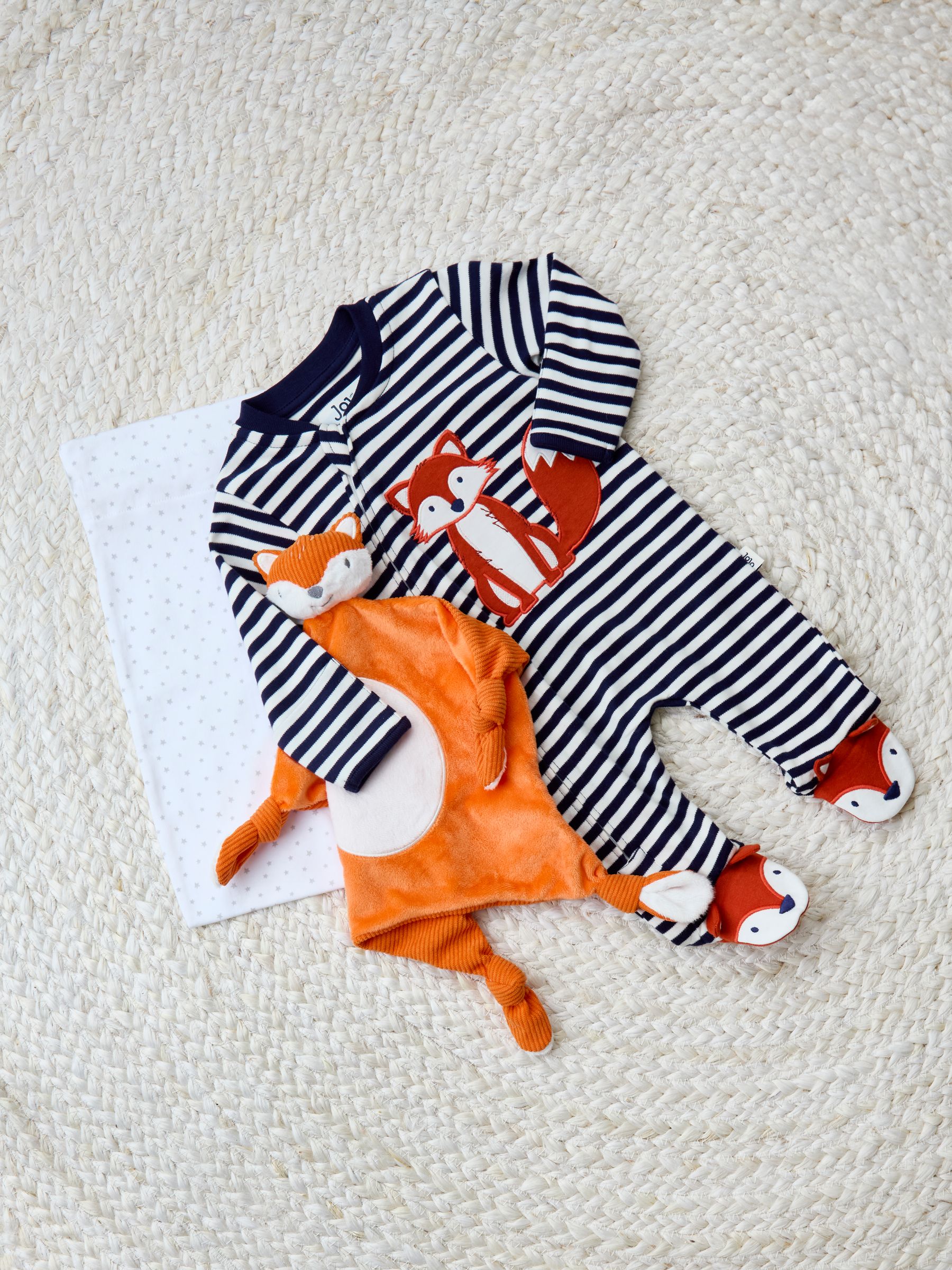Fox Zip Sleepsuit & Comforter Set (0-3months) - Image 2 of 4