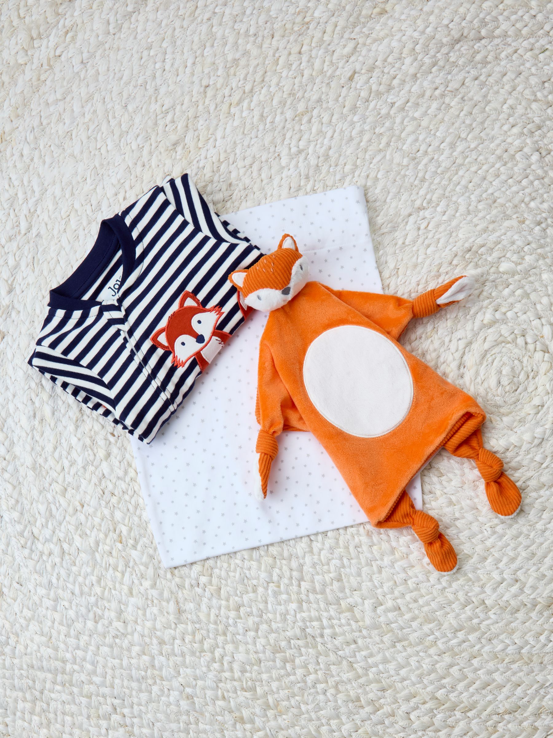 Fox Zip Sleepsuit & Comforter Set (0-3months) - Image 3 of 4