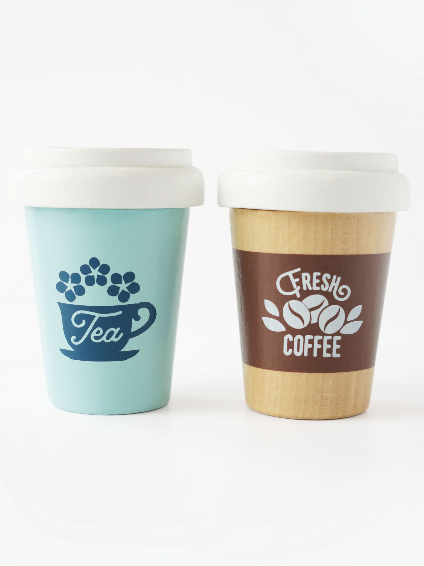 Le Toy Van Eco Cups Tea and Coffee - Image 3 of 8