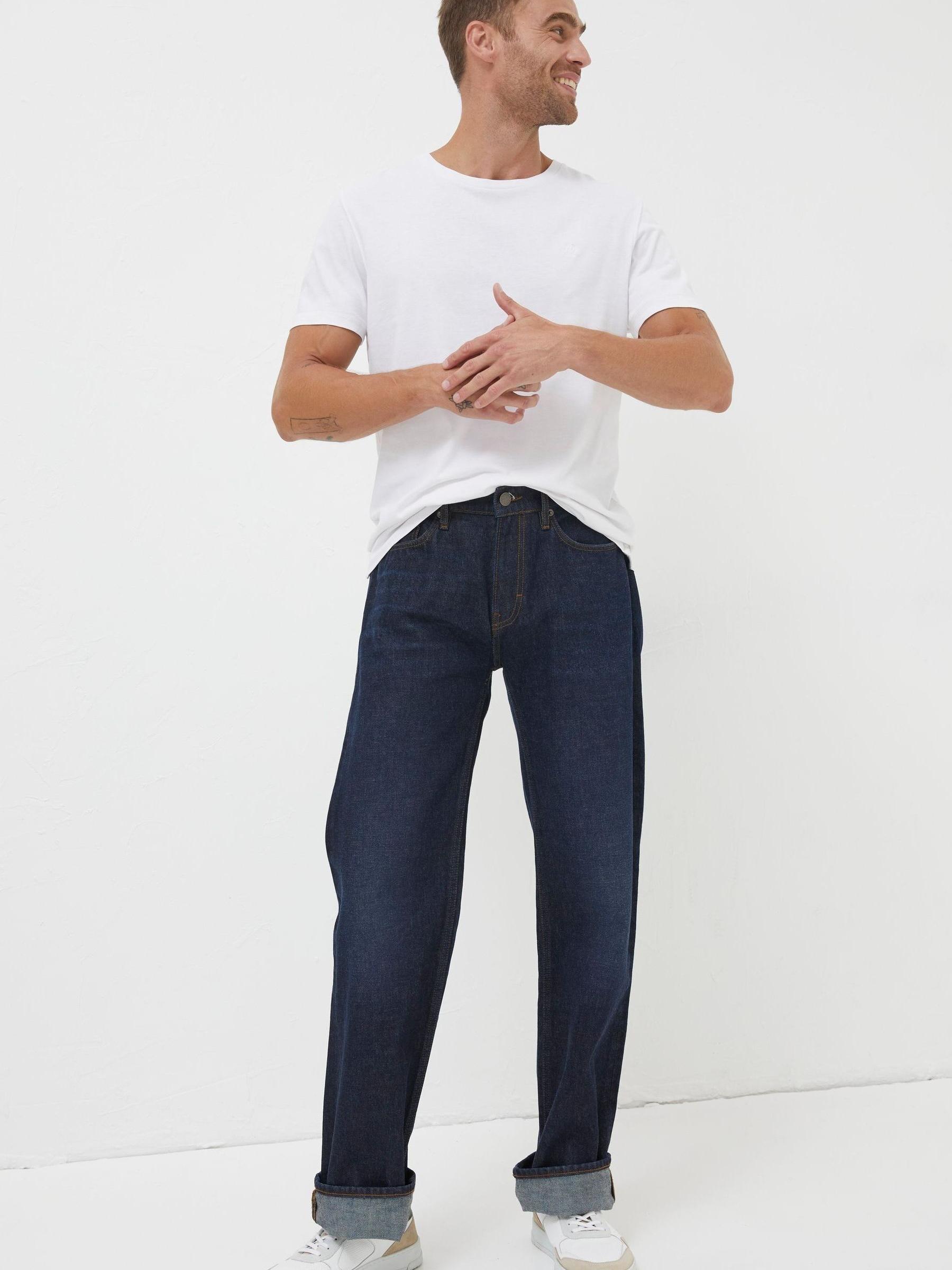 Blue Denim Loose Fit Jeans - Image 3 of 5