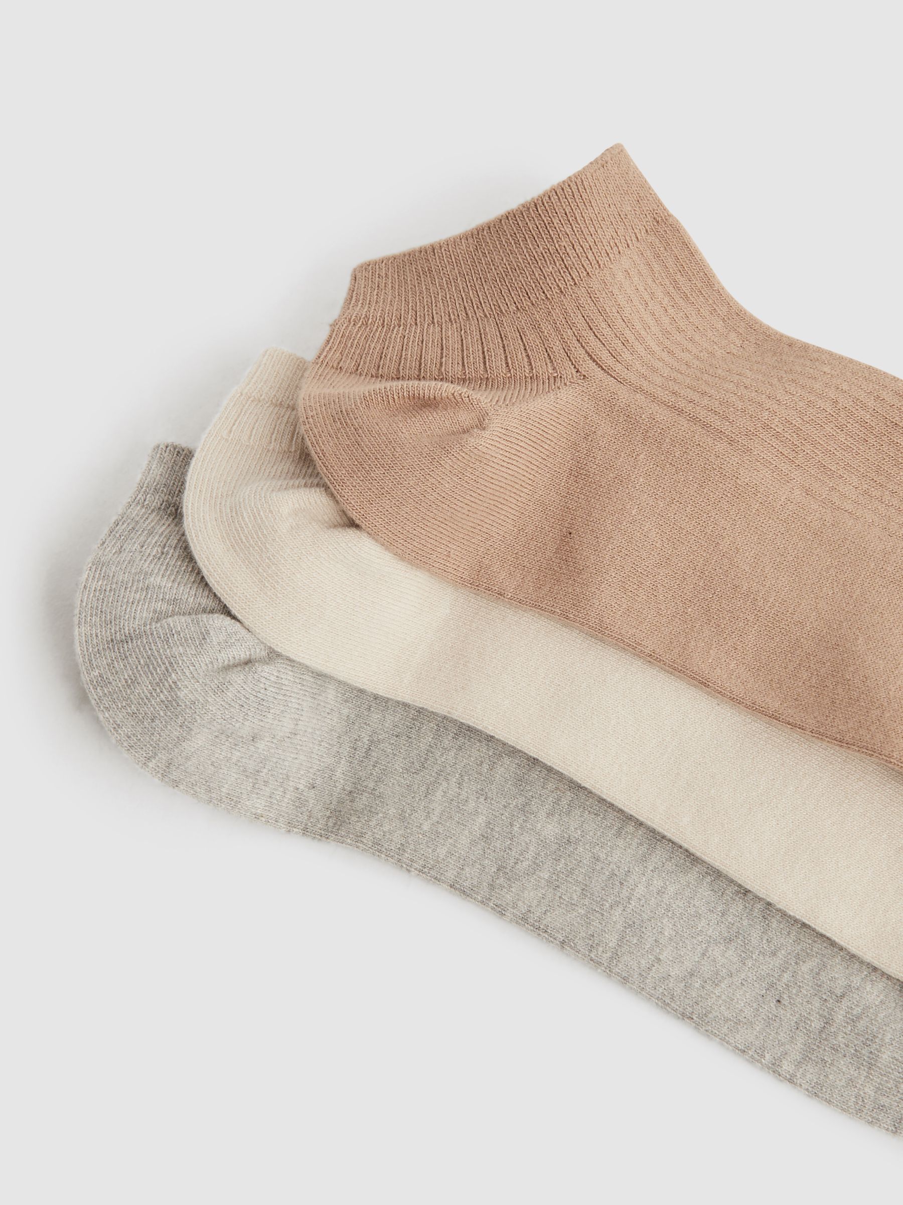 3 Pack of Trainer Socks in Multi - Image 2 of 3