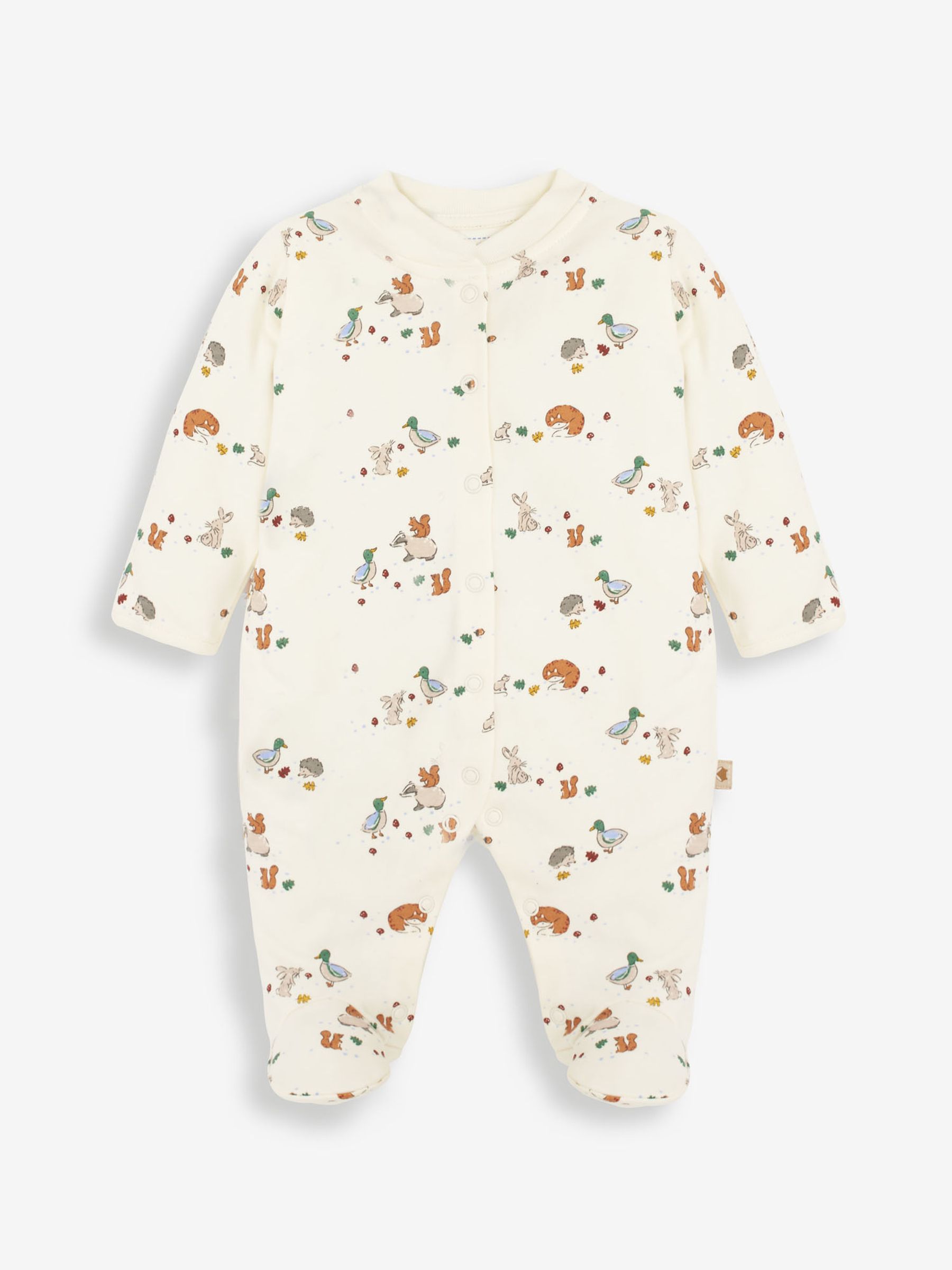 Indigo 2-Piece Woodland Sleepsuit & Embroidered Pocket Jacket Set - Image 2 of 5