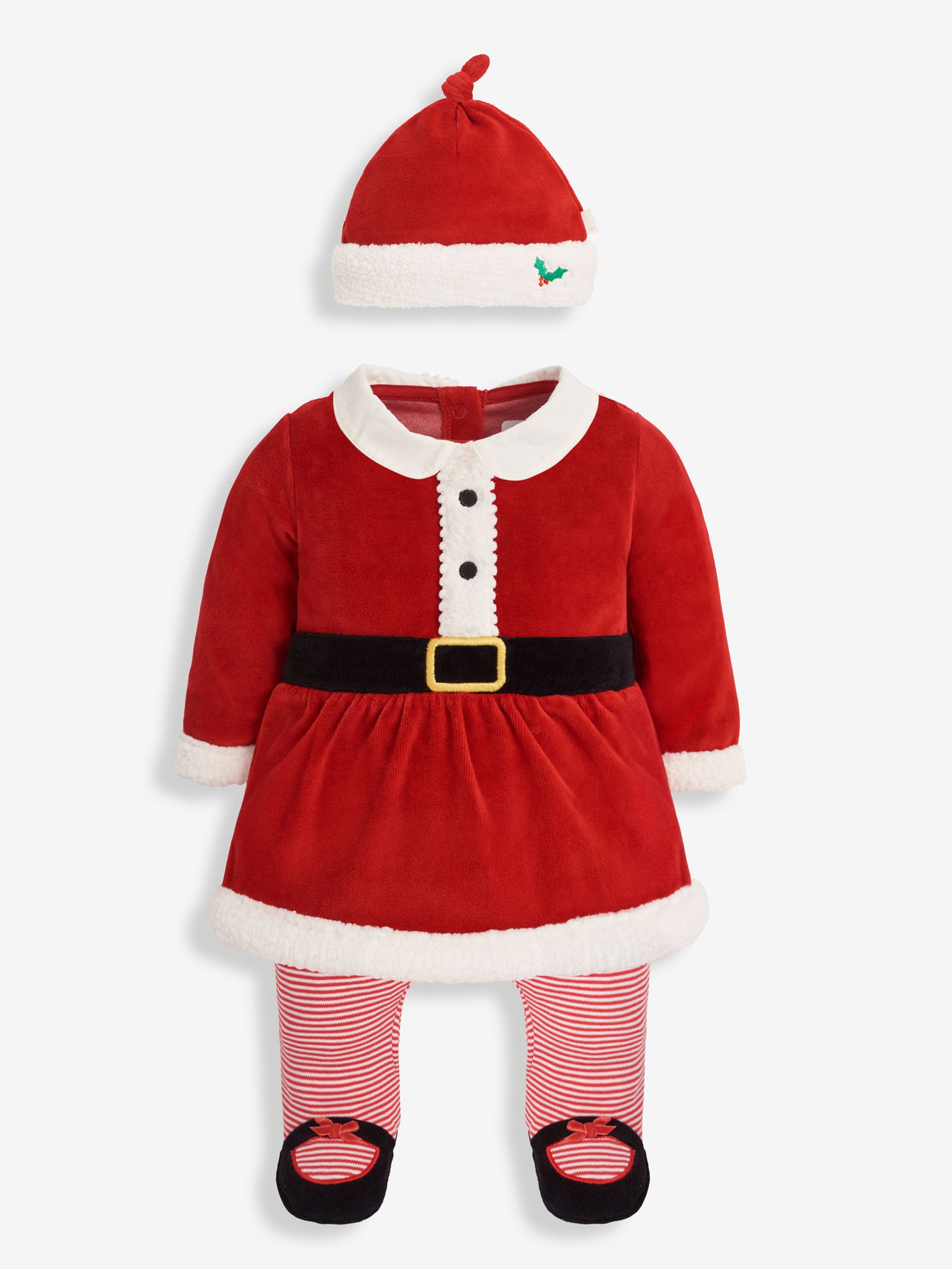 2-Piece Mrs Christmas Outfit Set in Red - Image 4 of 7