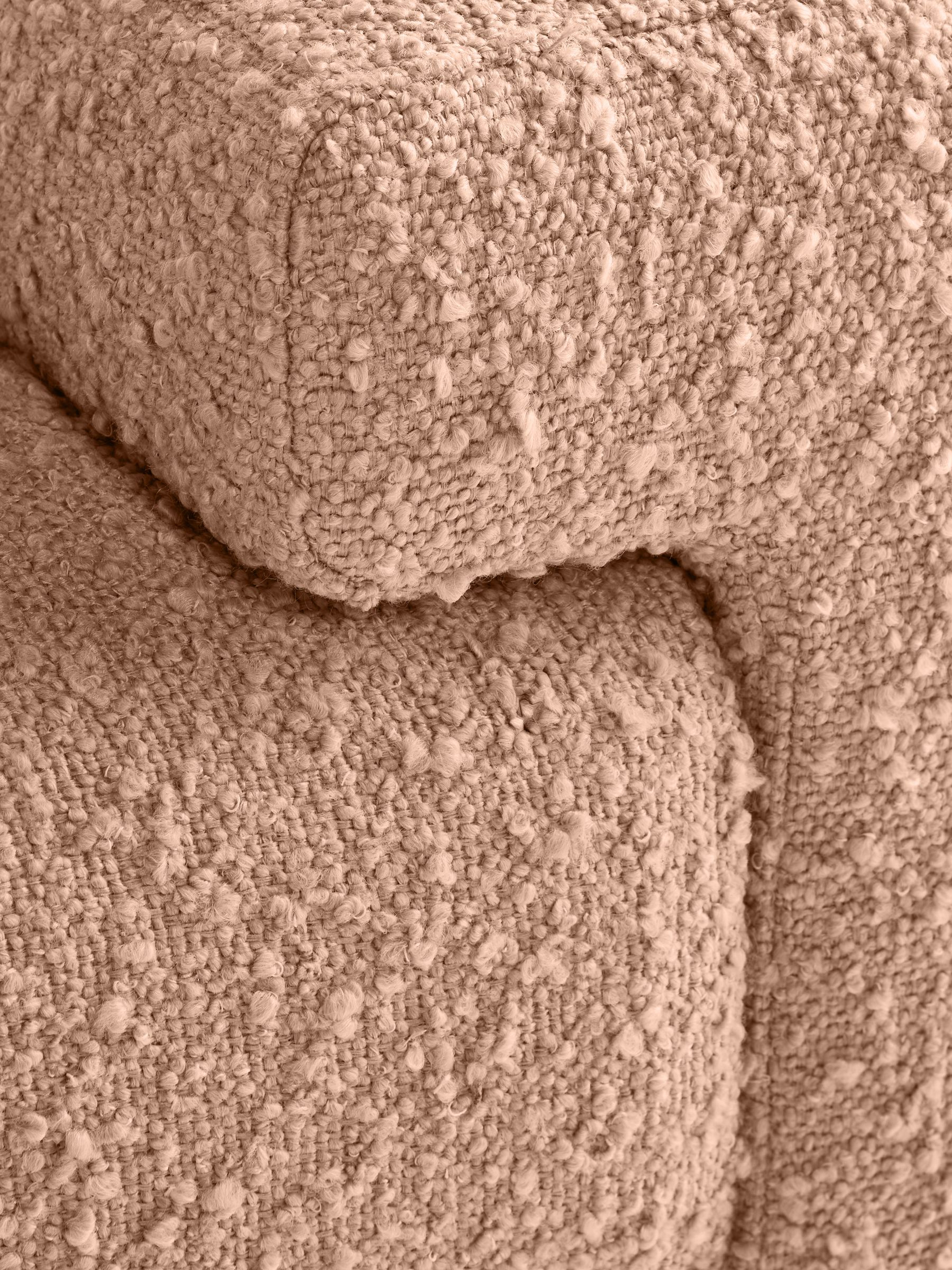 Brixton Bench in Plaster Pink Boucle - Image 6 of 7