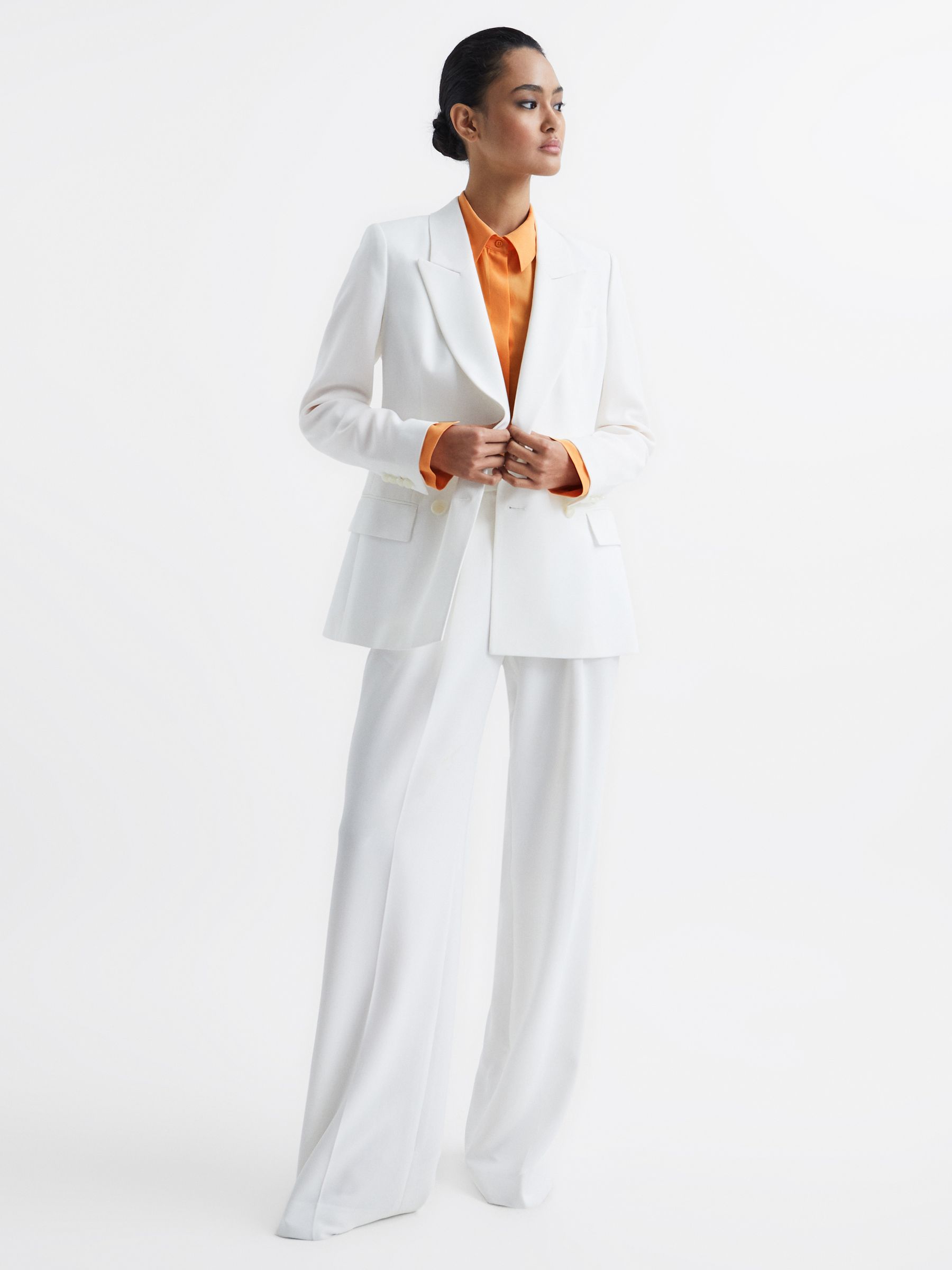 Silk Shirt in Orange - Image 9 of 9