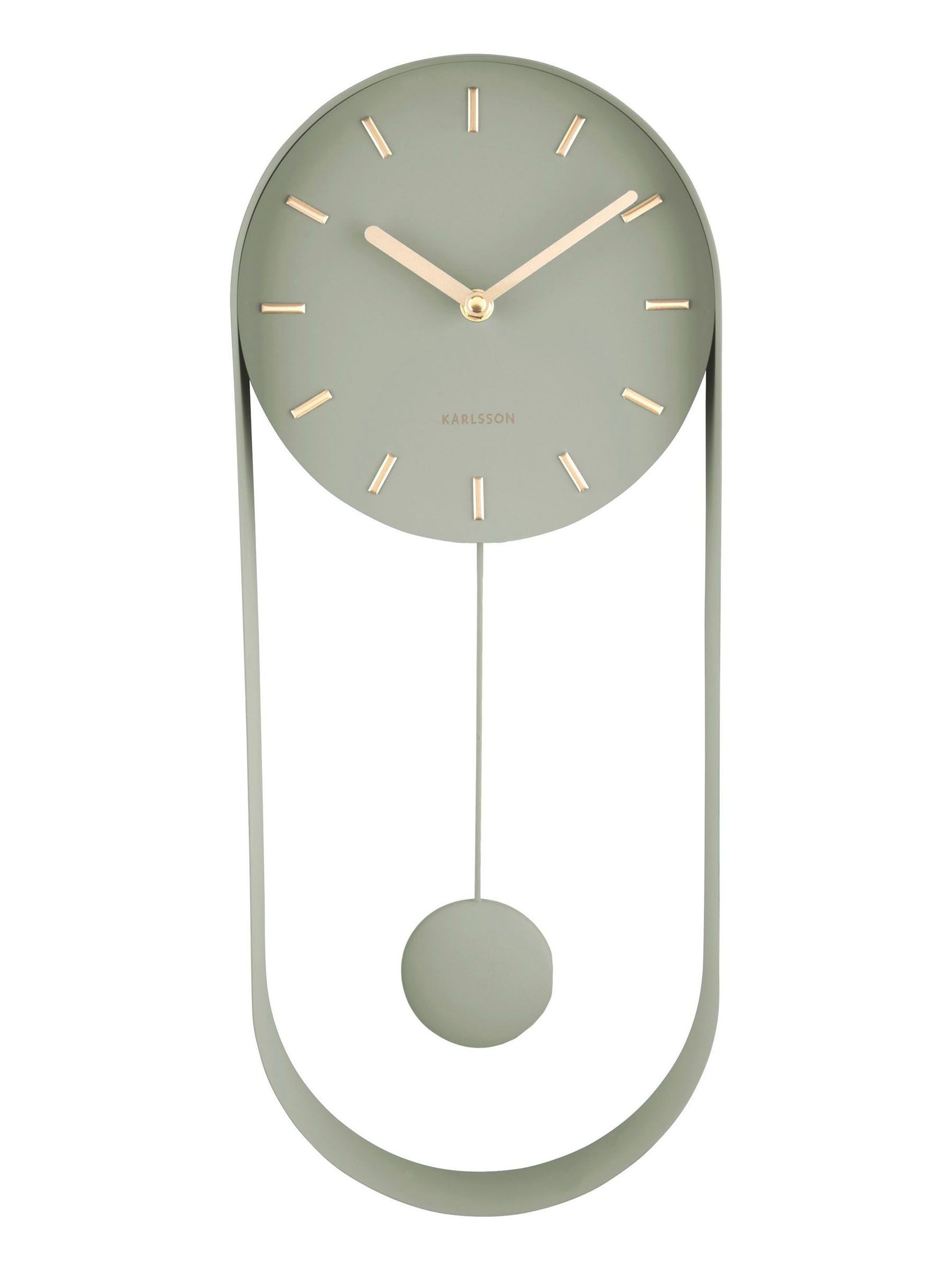Karlsson Green Charm Pendulum Wall Clock - Image 2 of 3