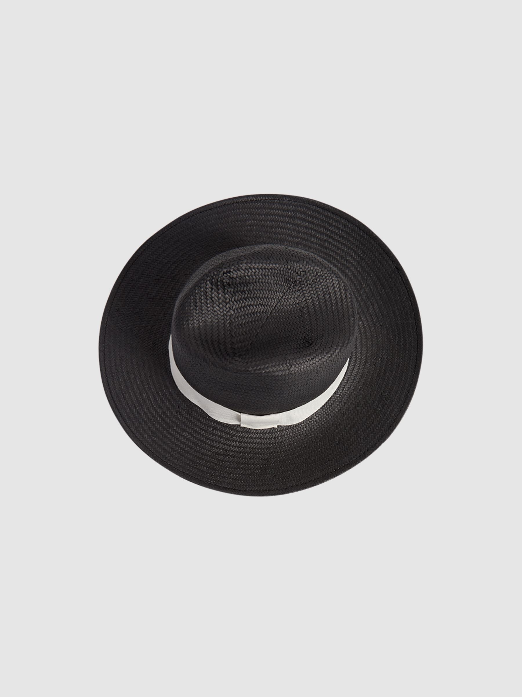 Straw Hat in Black - Image 5 of 5