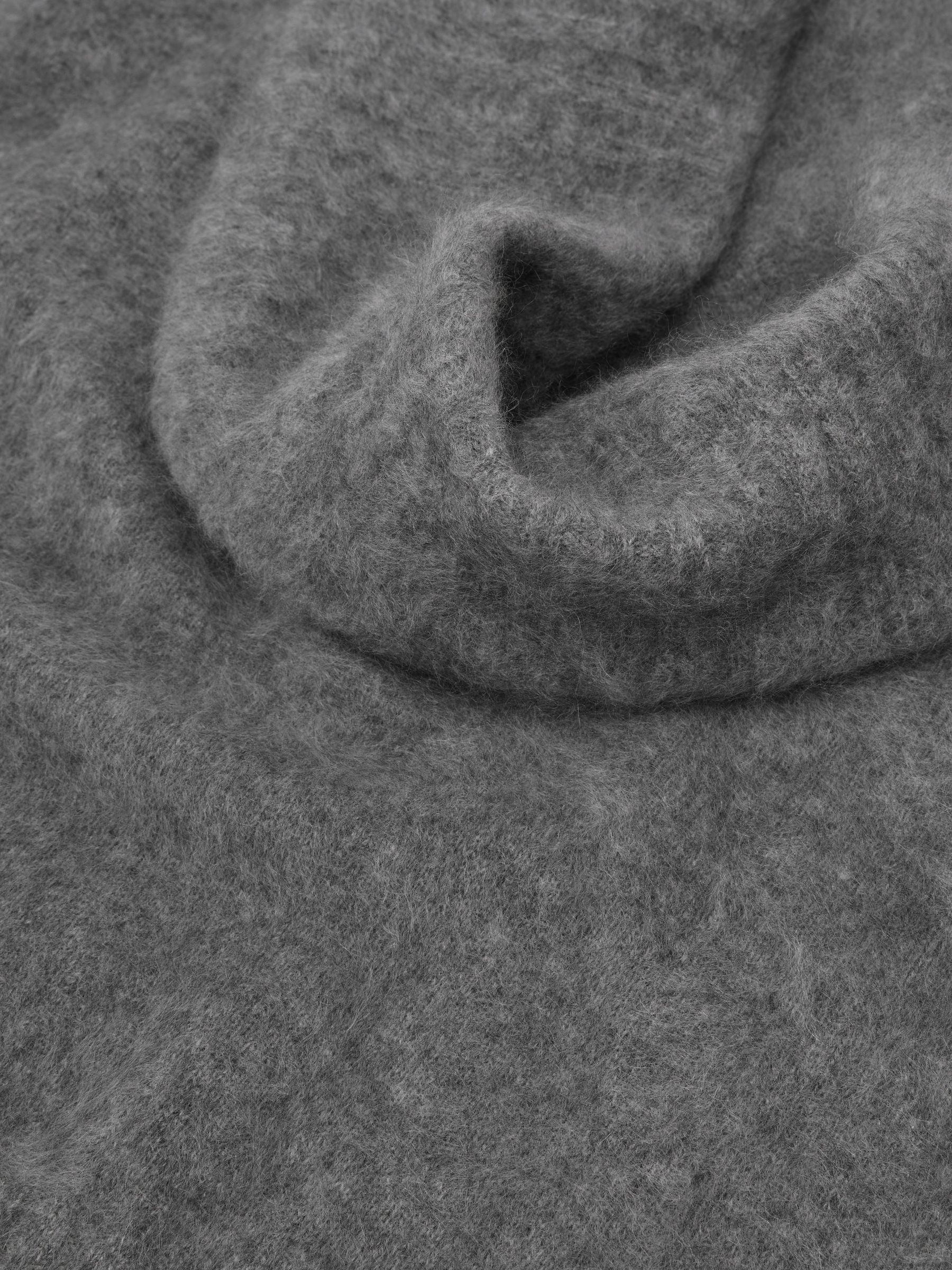Atelier Brushed Cashmere Cowl-Neck Jumper in Grey - Image 7 of 7