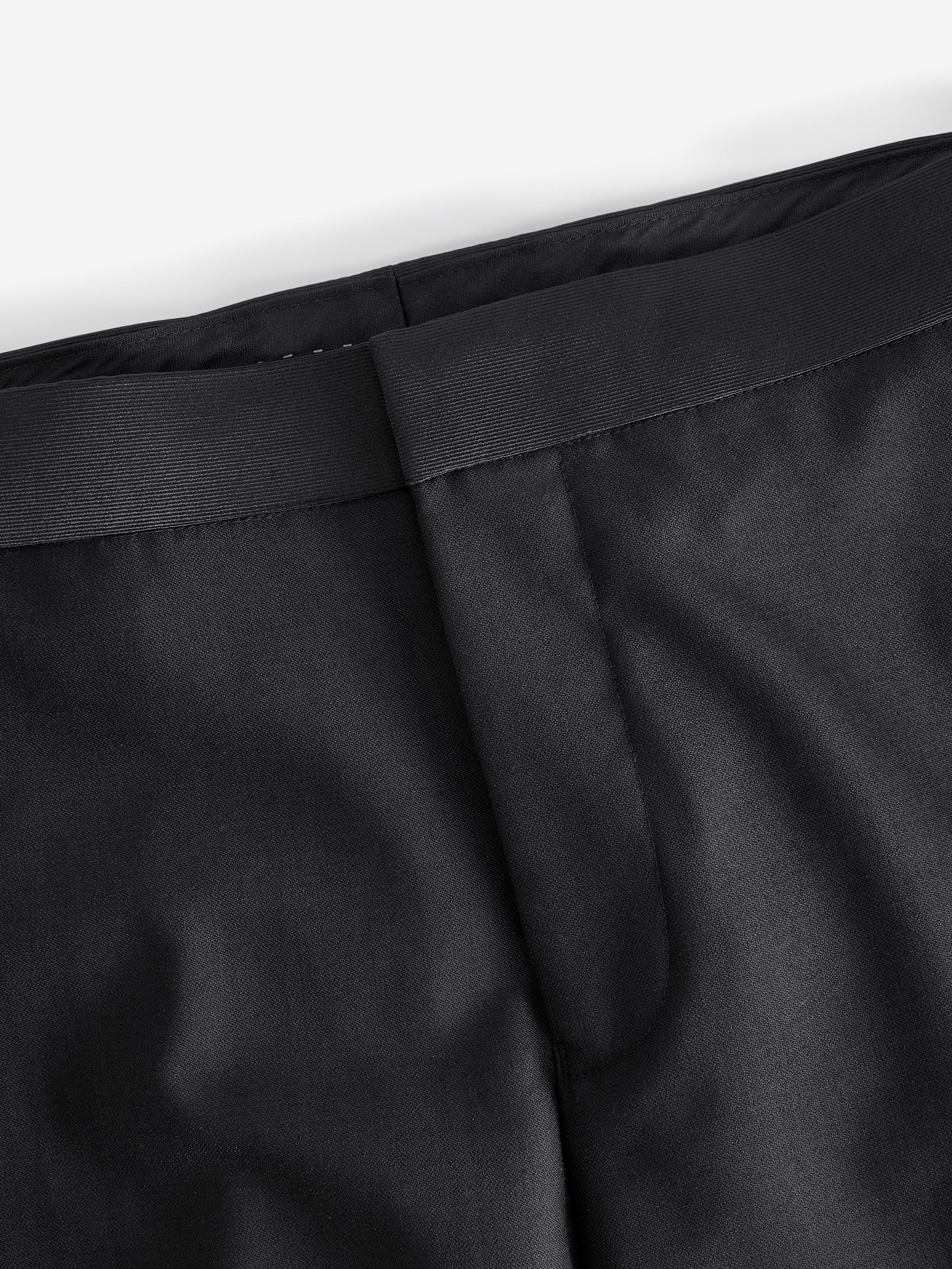 Black Slim Fit Tuxedo Suit Trousers - Image 8 of 9