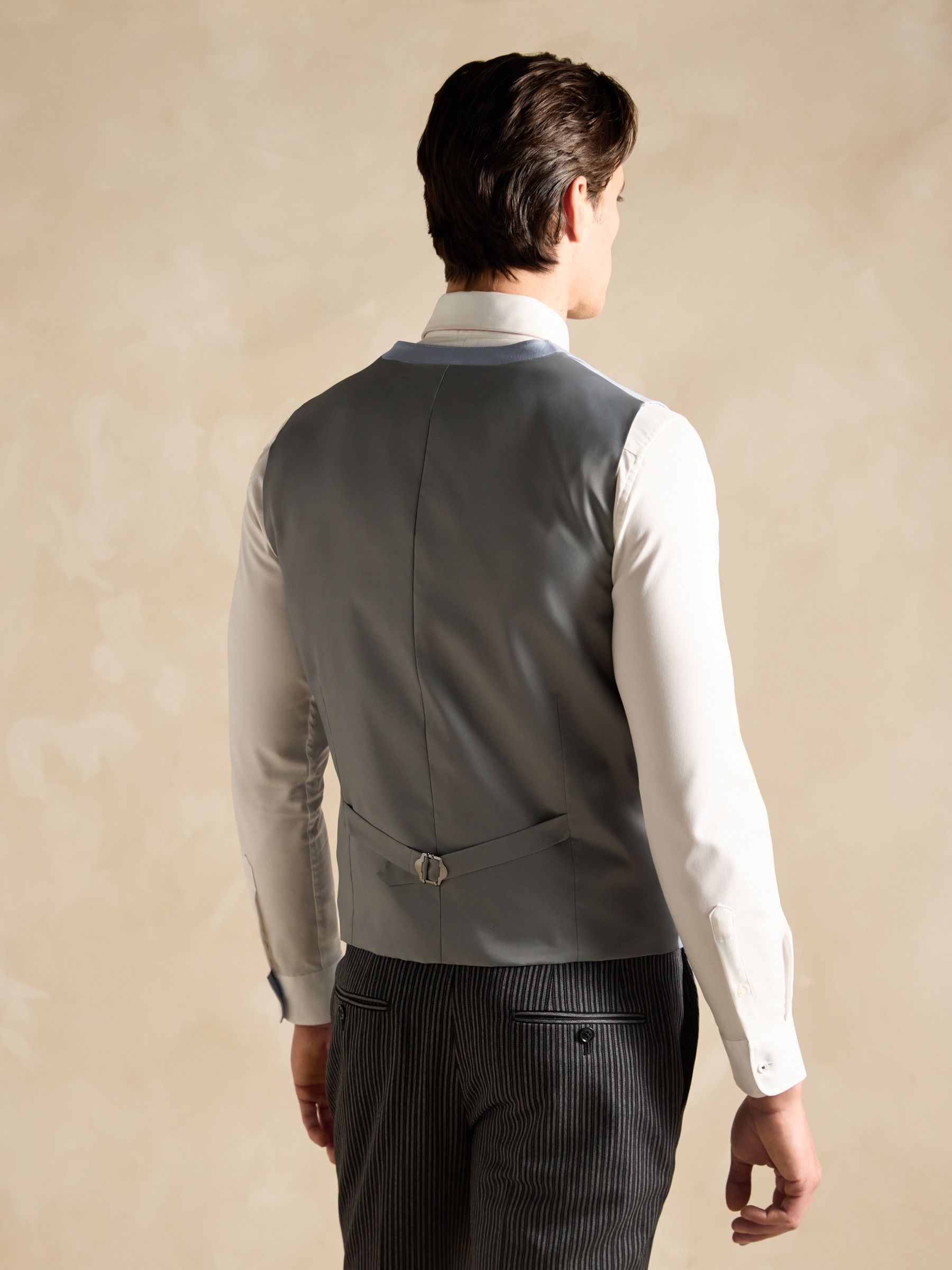 Light Blue Morning Suit Waistcoat - Image 2 of 6