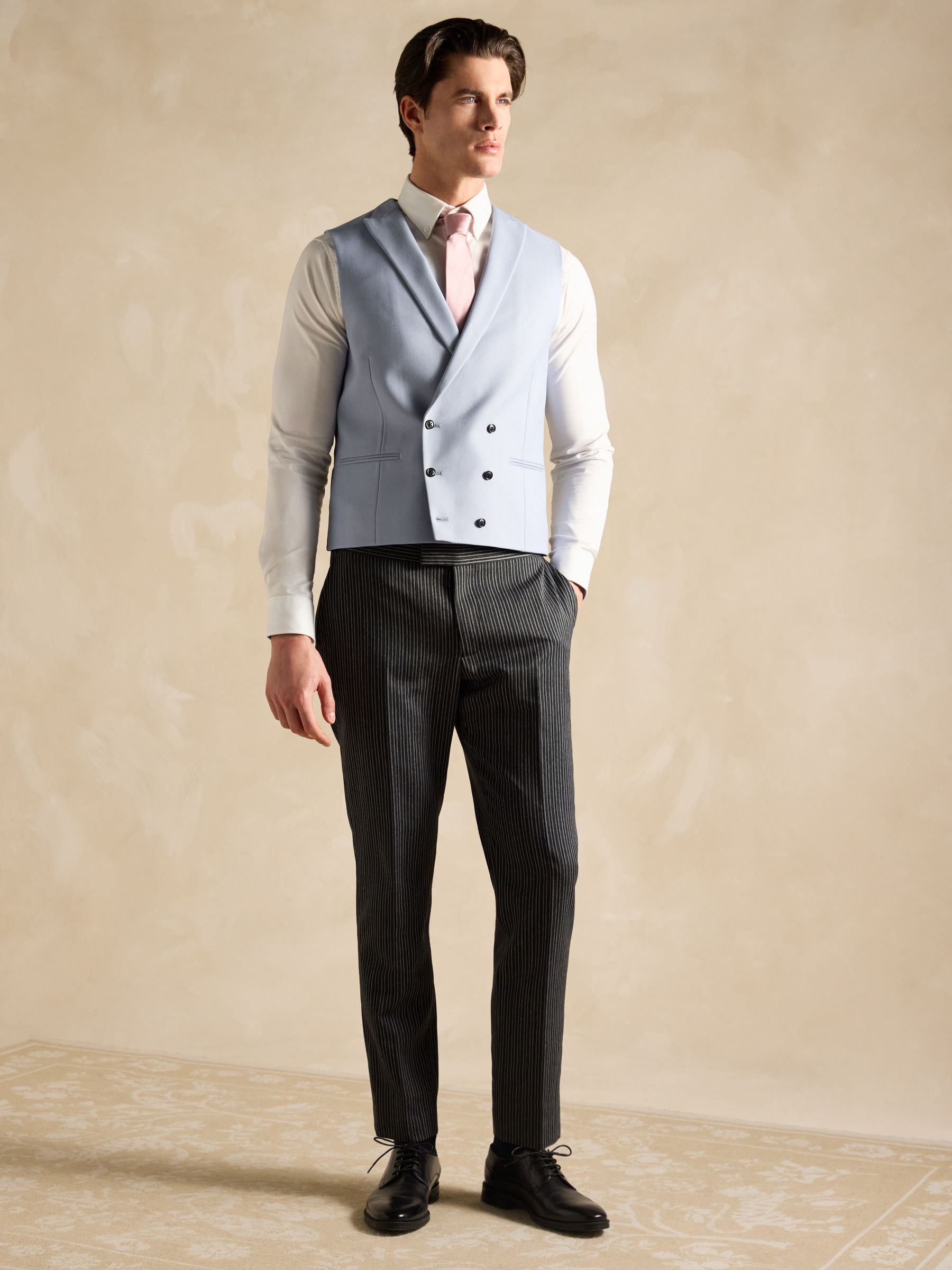Light Blue Morning Suit Waistcoat - Image 3 of 6