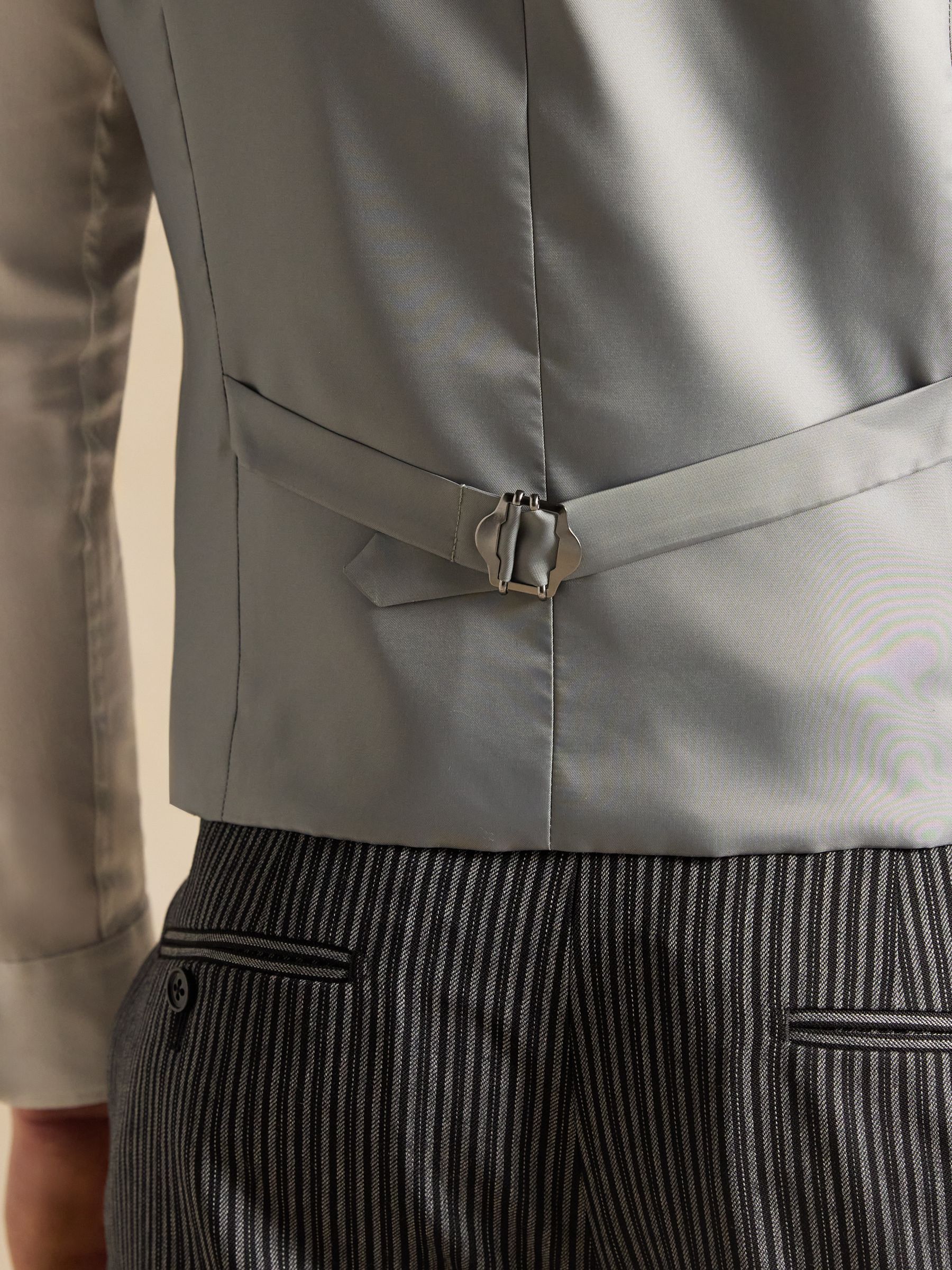 Light Blue Morning Suit Waistcoat - Image 6 of 6