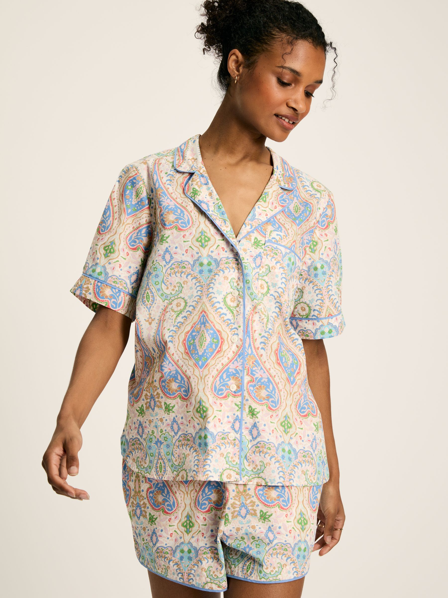 Olivia Multi/White Pyjama Set - Image 3 of 7