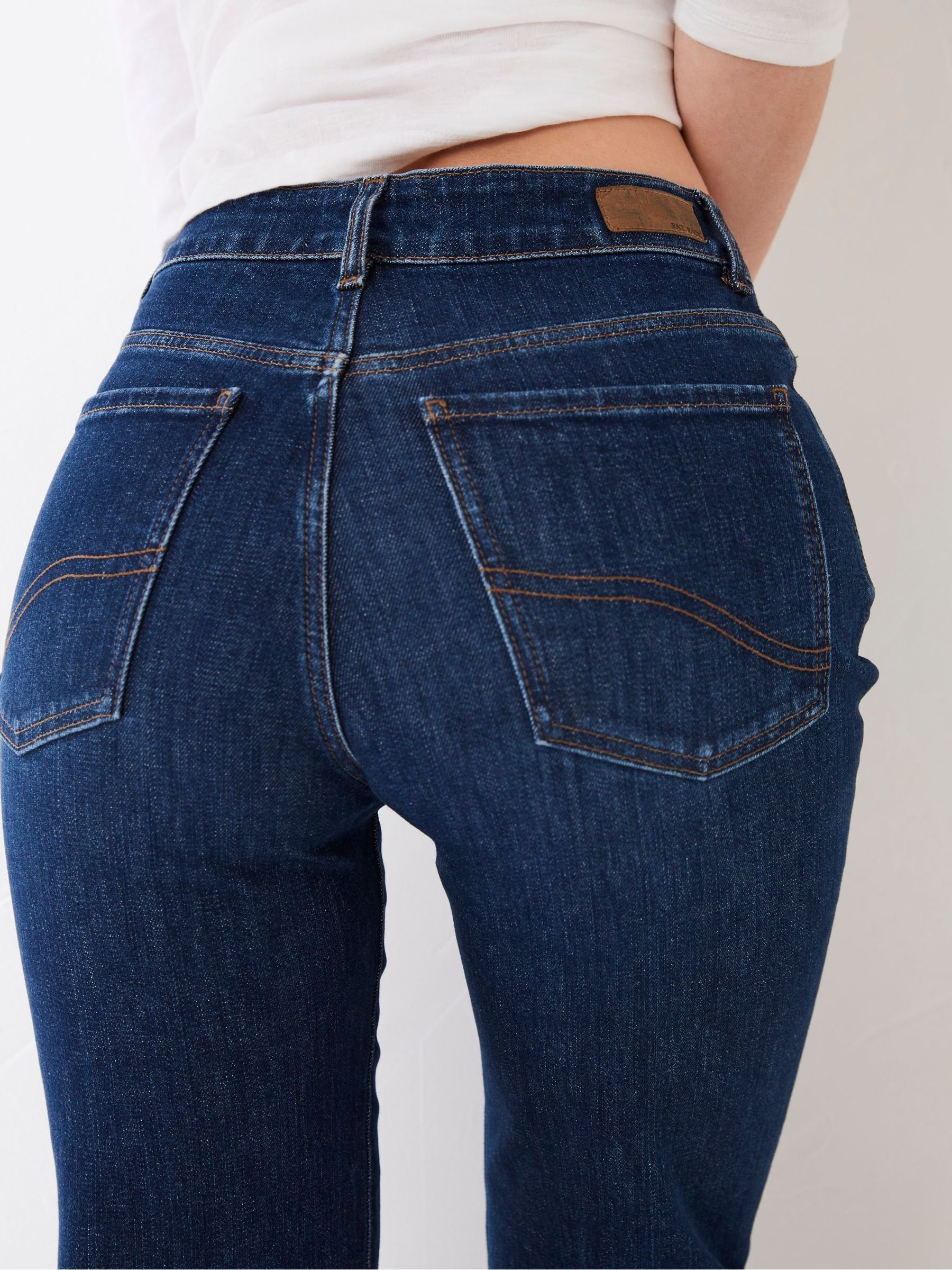 Elise Blue Wide Leg Jeans - Image 3 of 4