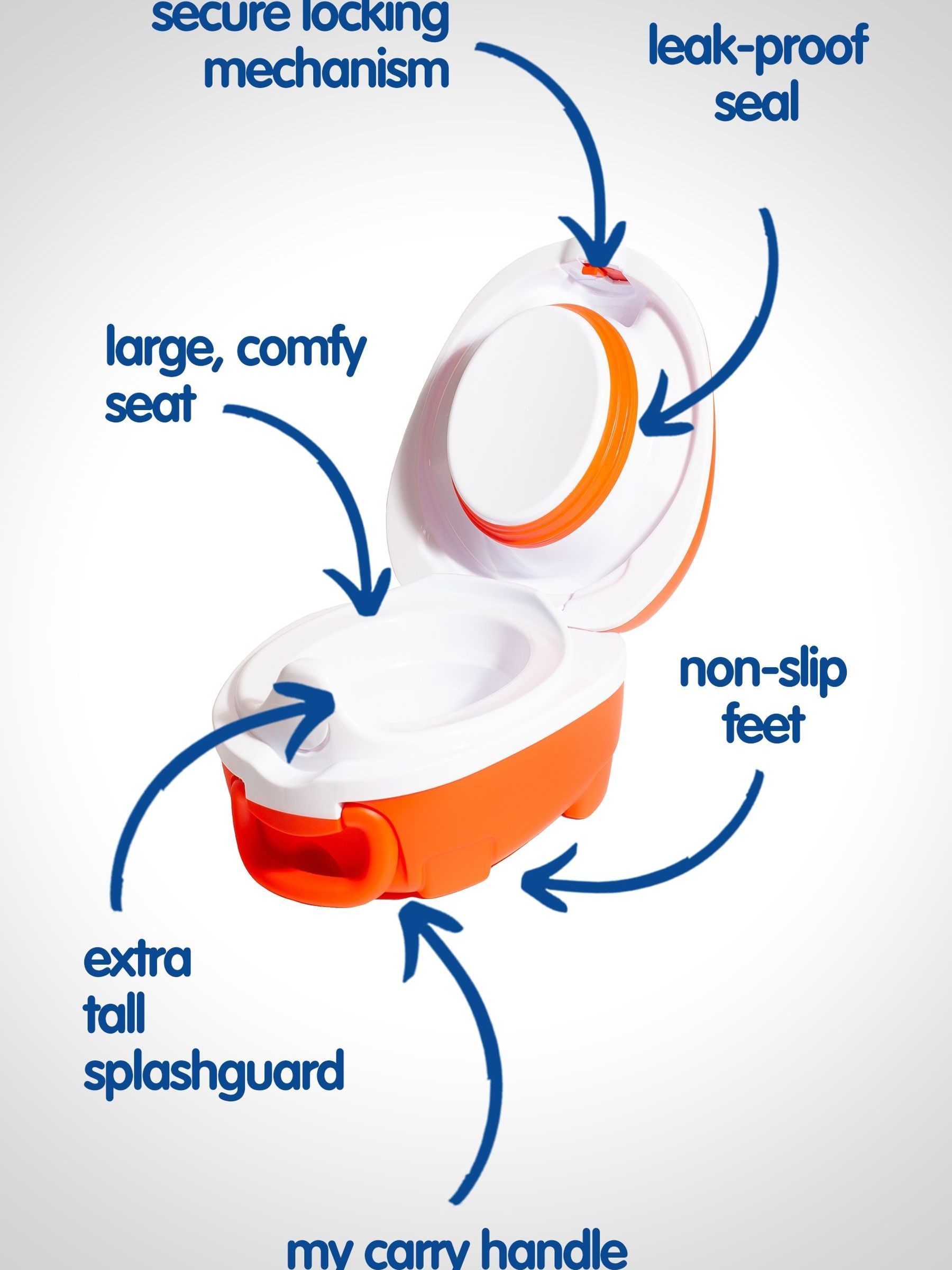 Orange Fox Travel Potty - Image 5 of 5 Orange Fox Travel Potty - Image 5 of 5