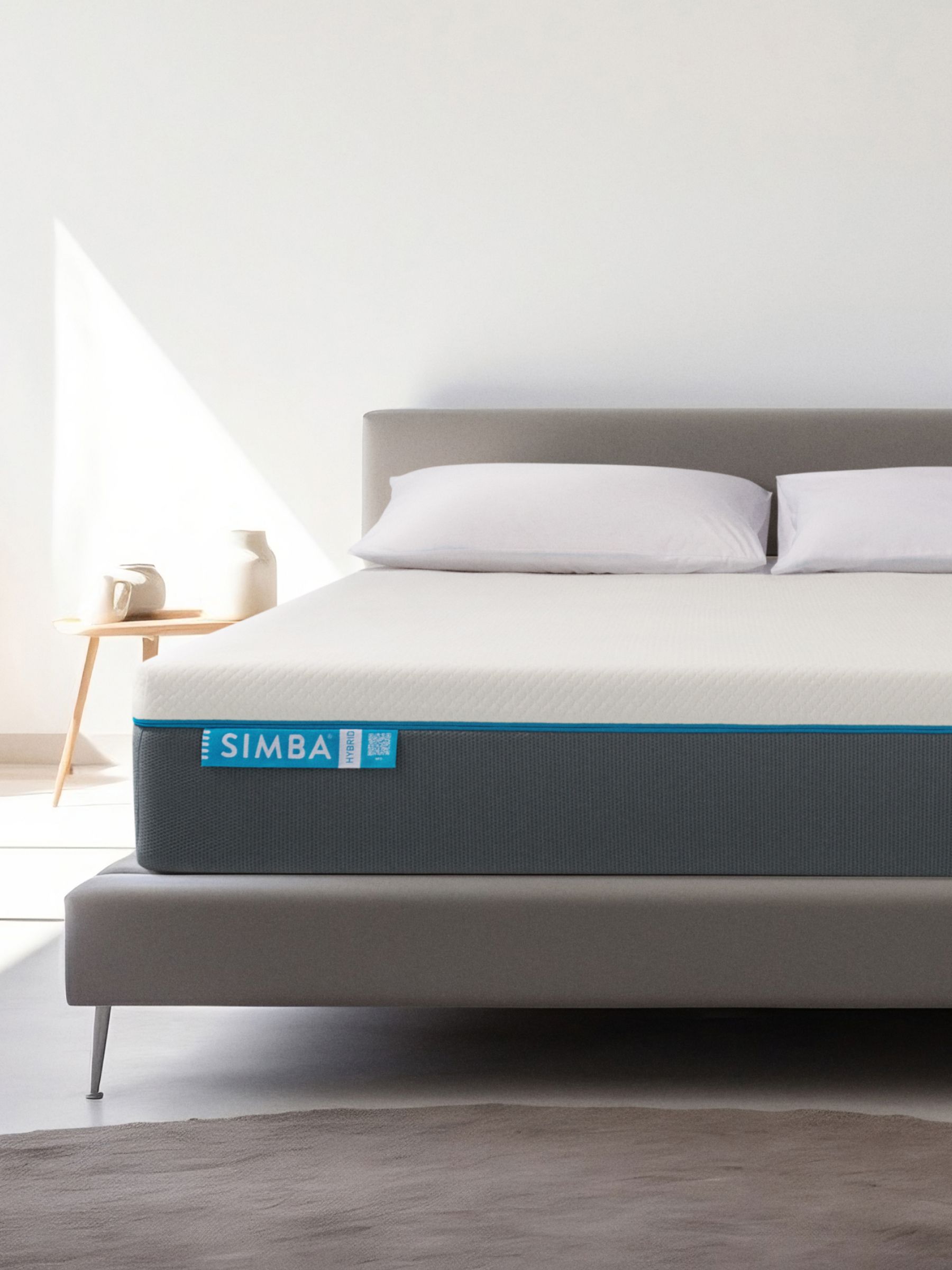 Simba White Hybrid Mattress - Image 1 of 6