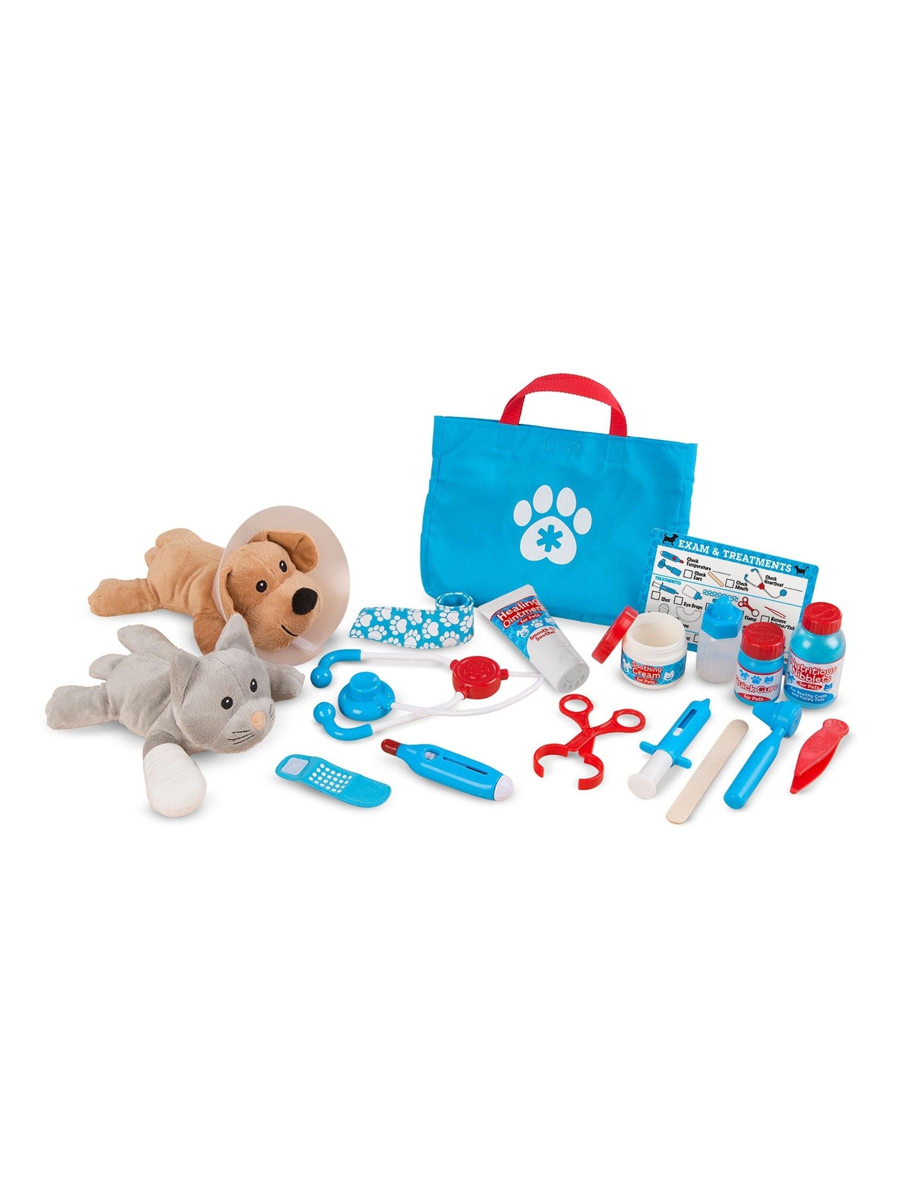 Melissa & Doug Multi Multi Examine Treat Pet Vet Play Set - Image 4 of 12