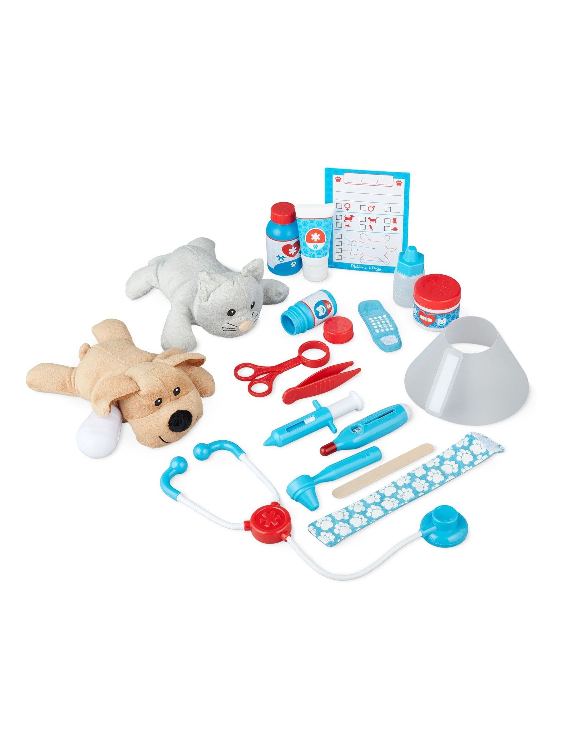 Melissa & Doug Multi Multi Examine Treat Pet Vet Play Set - Image 5 of 12