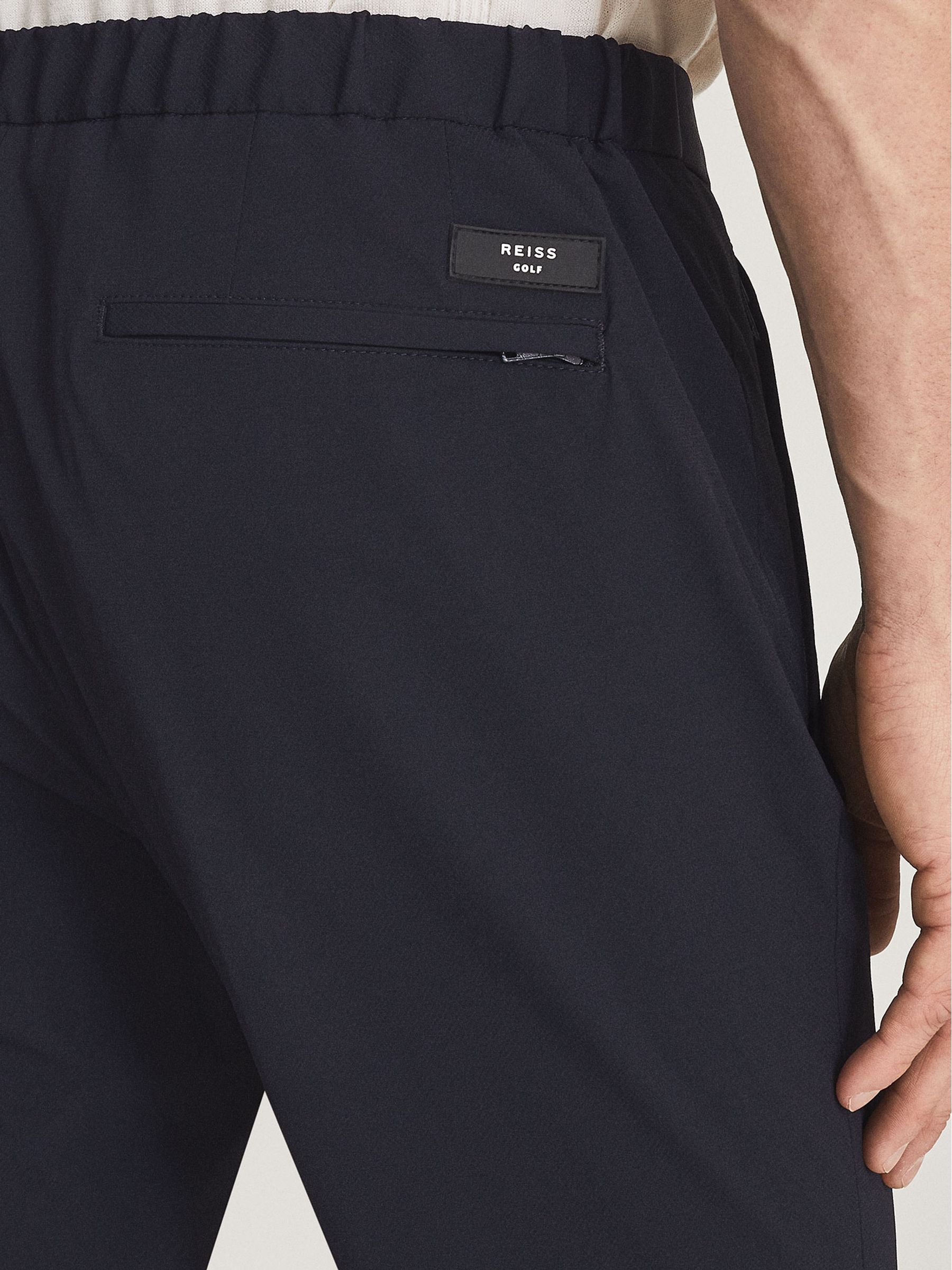 Golf Performance Slim Fit Trousers in Navy - Image 4 of 5